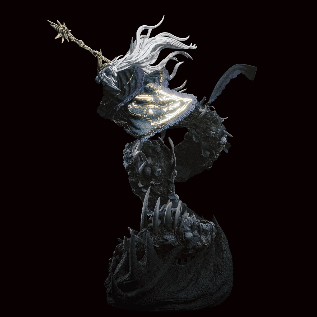 Aldrich, Devourer of Gods | Dark Souls III | Fan Art | Fully Magnetized Figurine