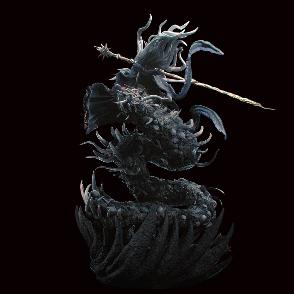 Aldrich, Devourer of Gods | Dark Souls III | Fan Art | Fully Magnetized Figurine