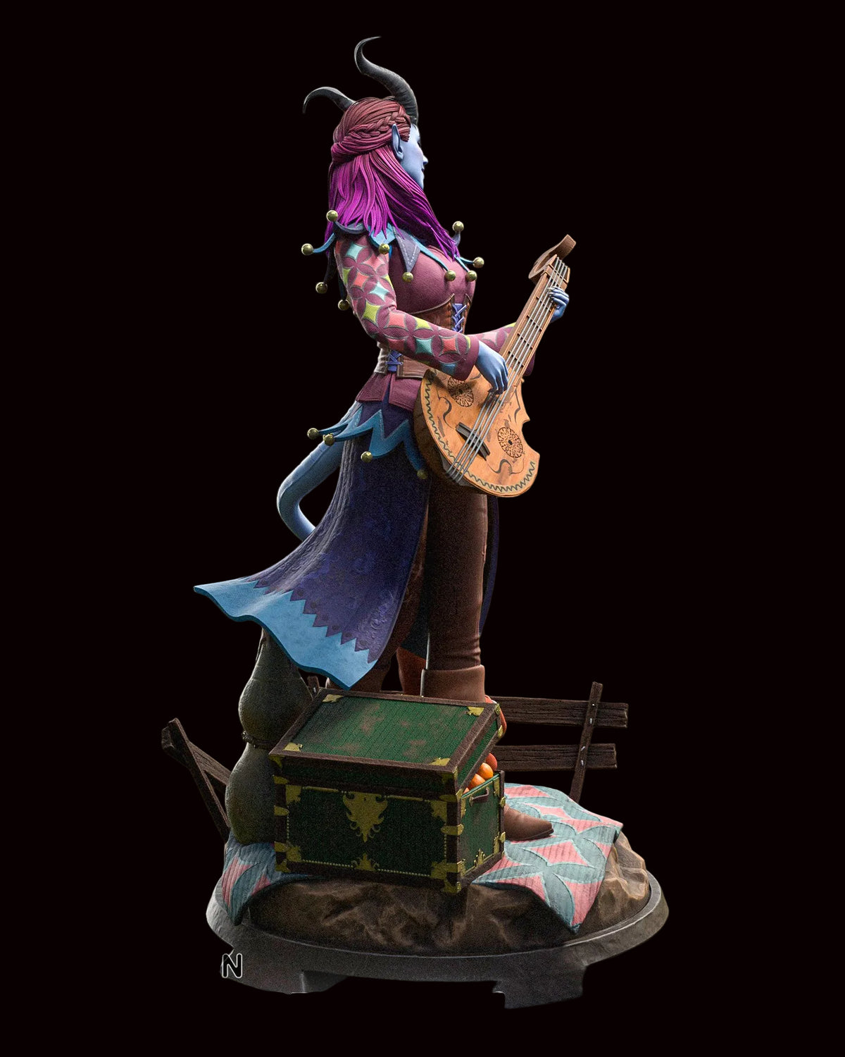 Alfira | Baldur's Gate 3 | Fan Art | Fully Magnetized Figurine