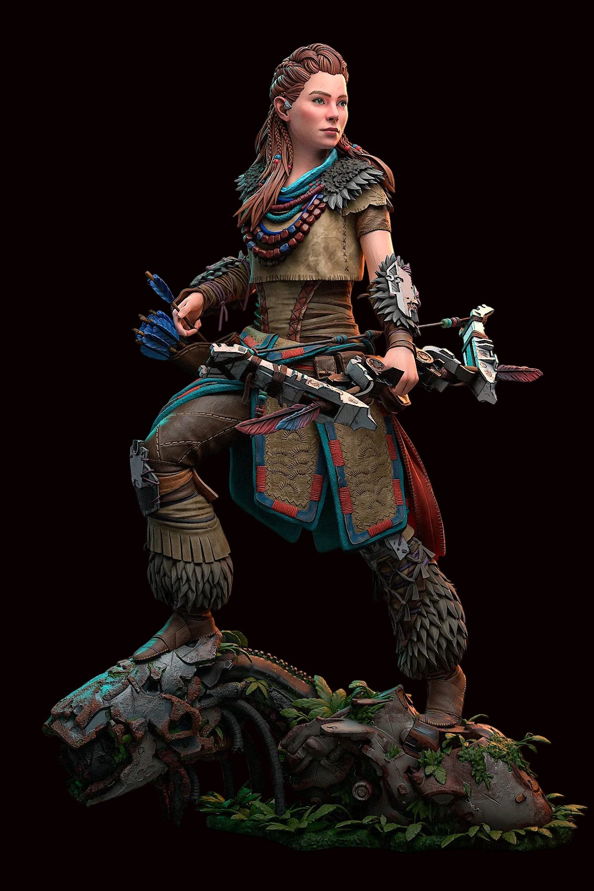 Aloy | Horizon Zero Dawn & Forbidden West | Fan Art | Fully Magnetized Figurine