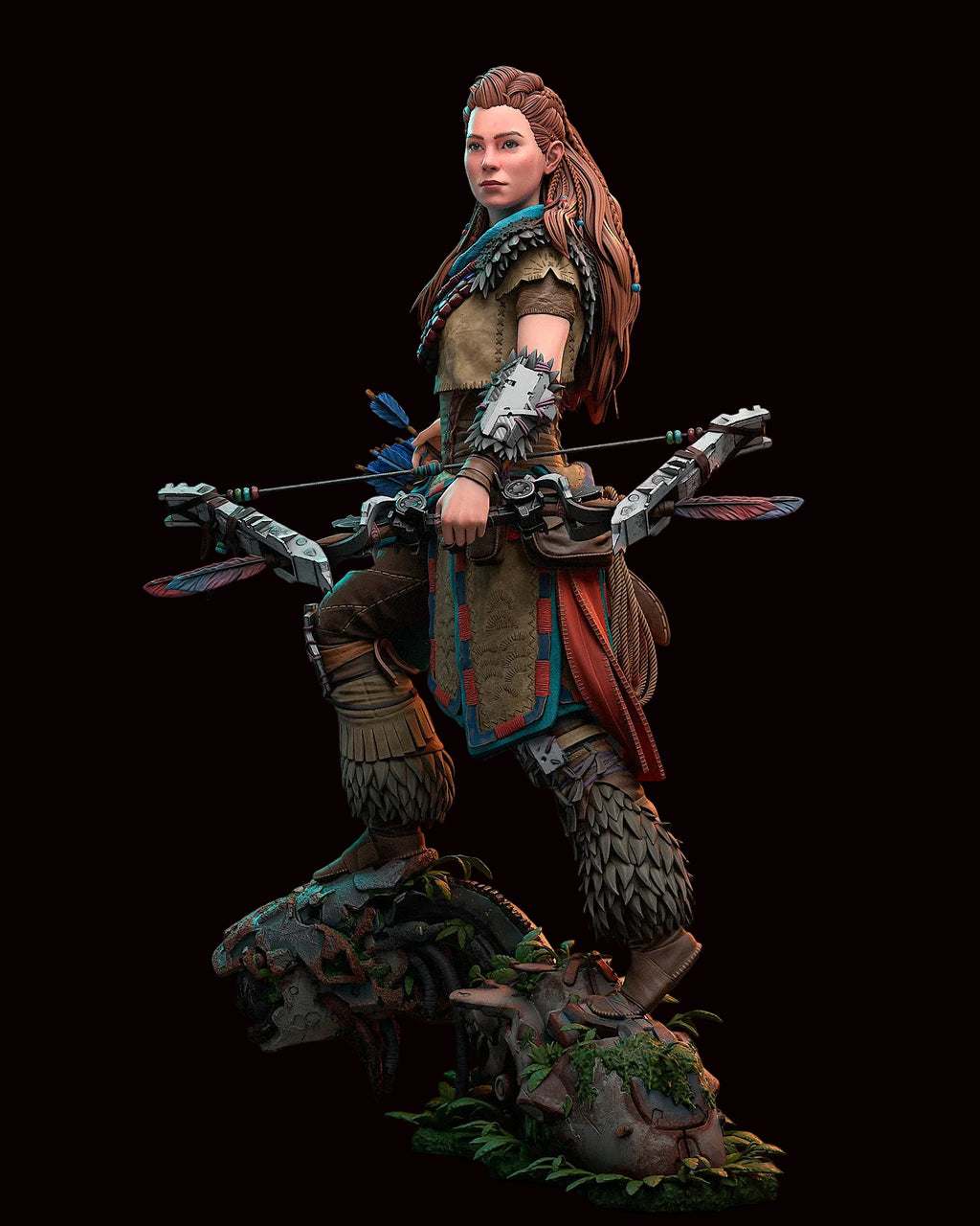 Aloy | Horizon Zero Dawn & Forbidden West | Fan Art | Fully Magnetized Figurine