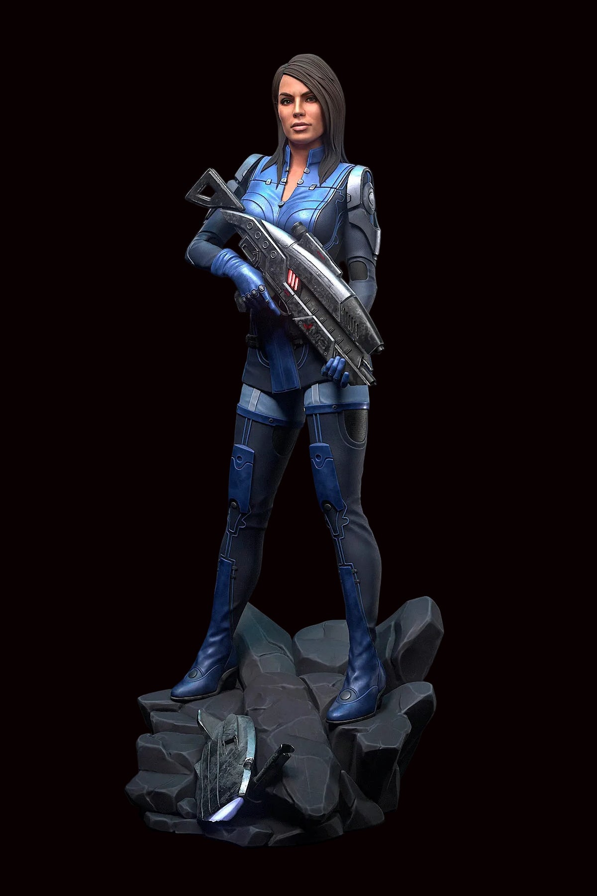 Ashley Williams | Mass Effect 3 | Fan Art | Fully Magnetized Figurine