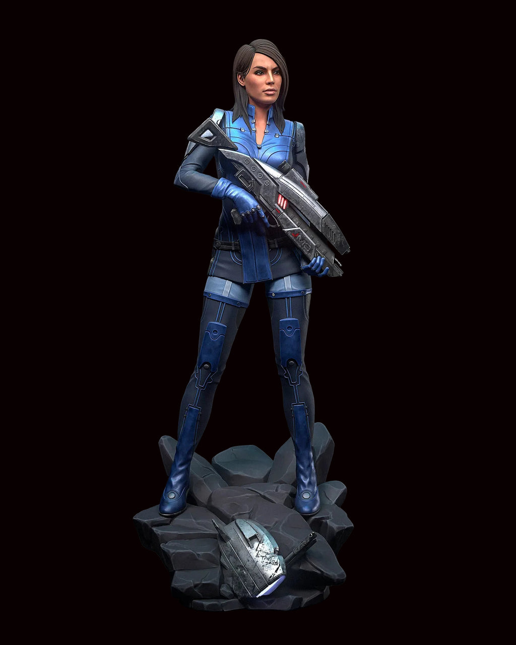 Ashley Williams | Mass Effect 3 | Fan Art | Fully Magnetized Figurine