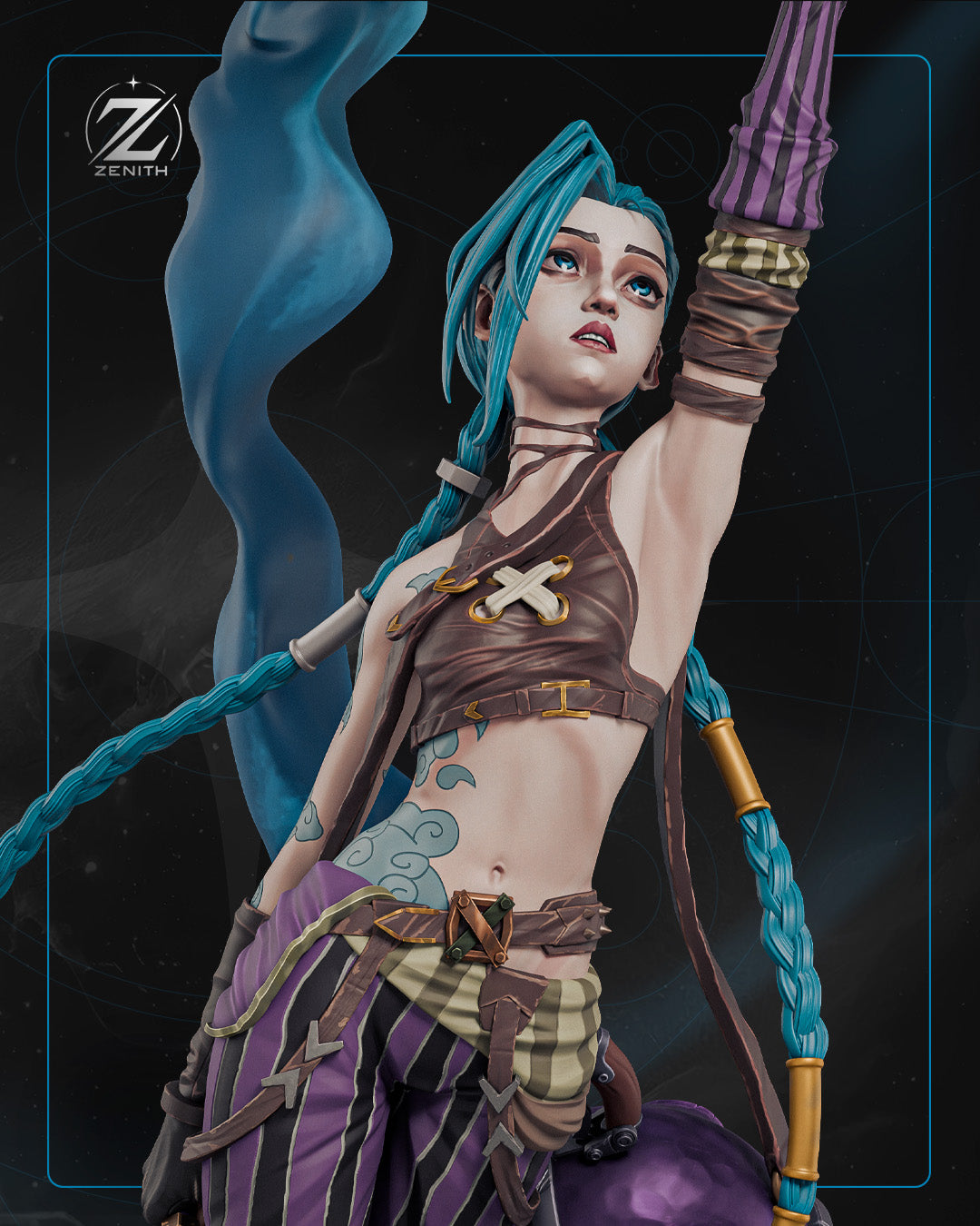 Jinx | Arcane | Fan Art | Fully Magnetized Collectible Figurine