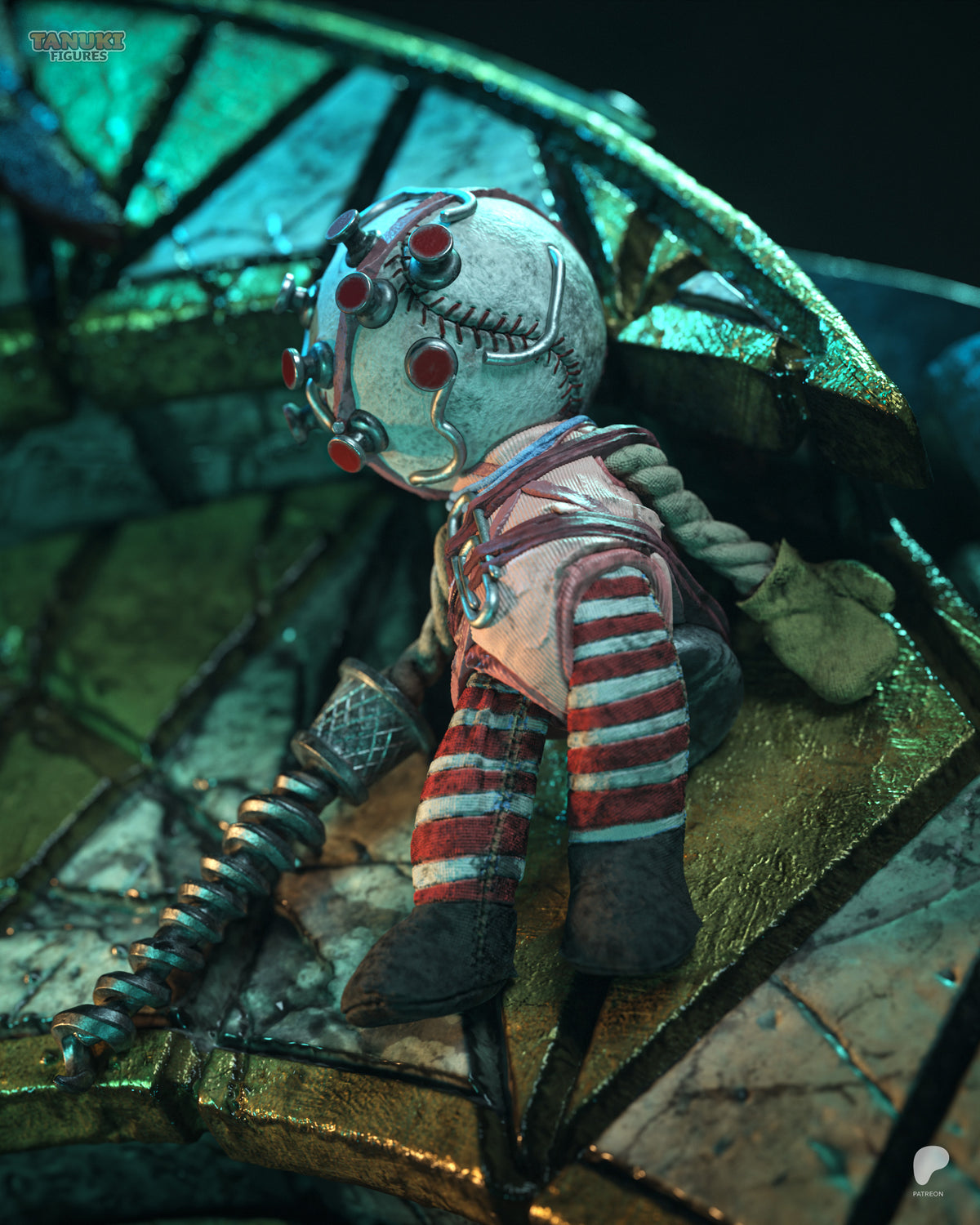Big Daddy & Little Sister | BioShock | Fan Art | Fully Magnetized Collectible Diorama
