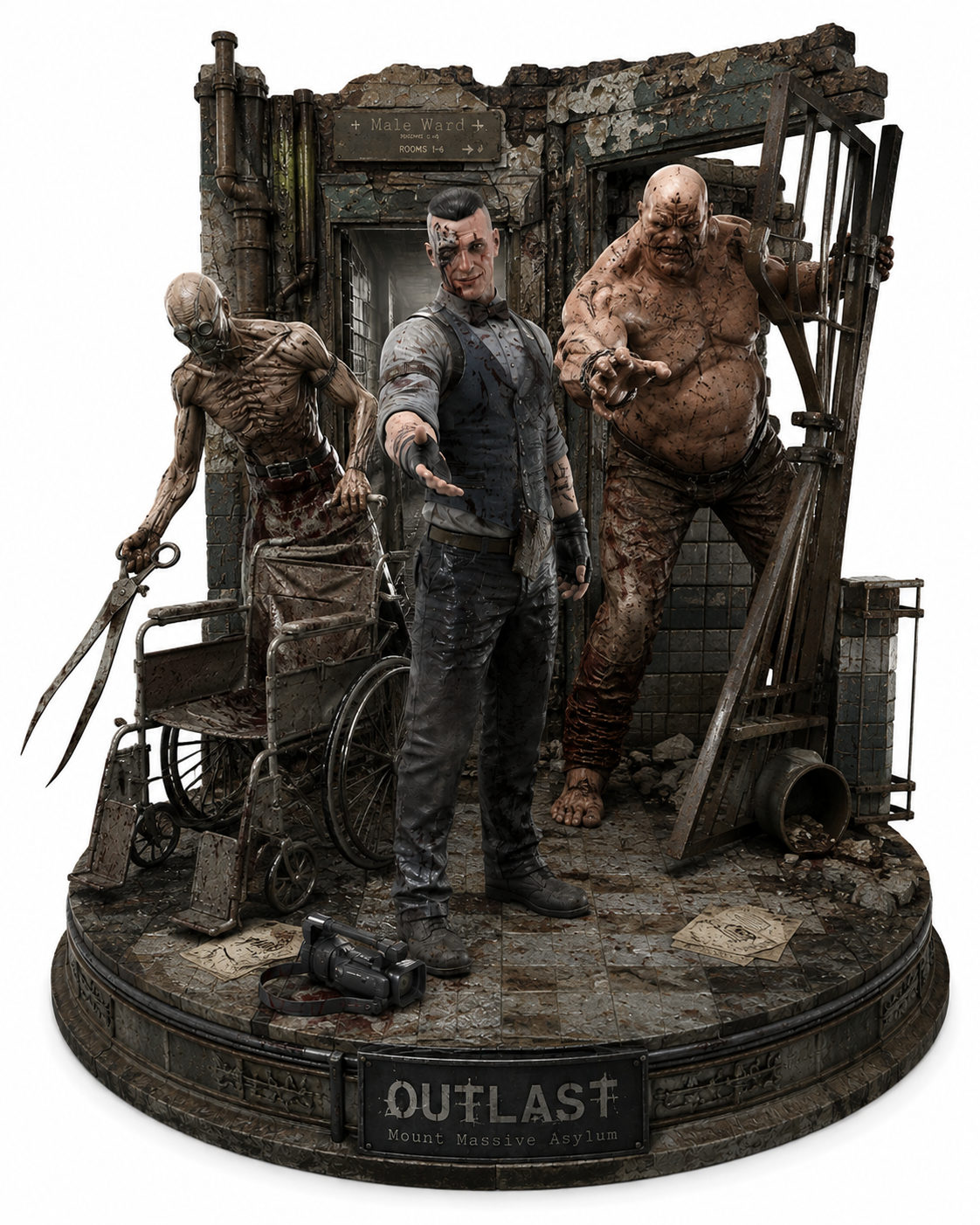 Outlast 2 Custom Diorama – 3D Model Commission
