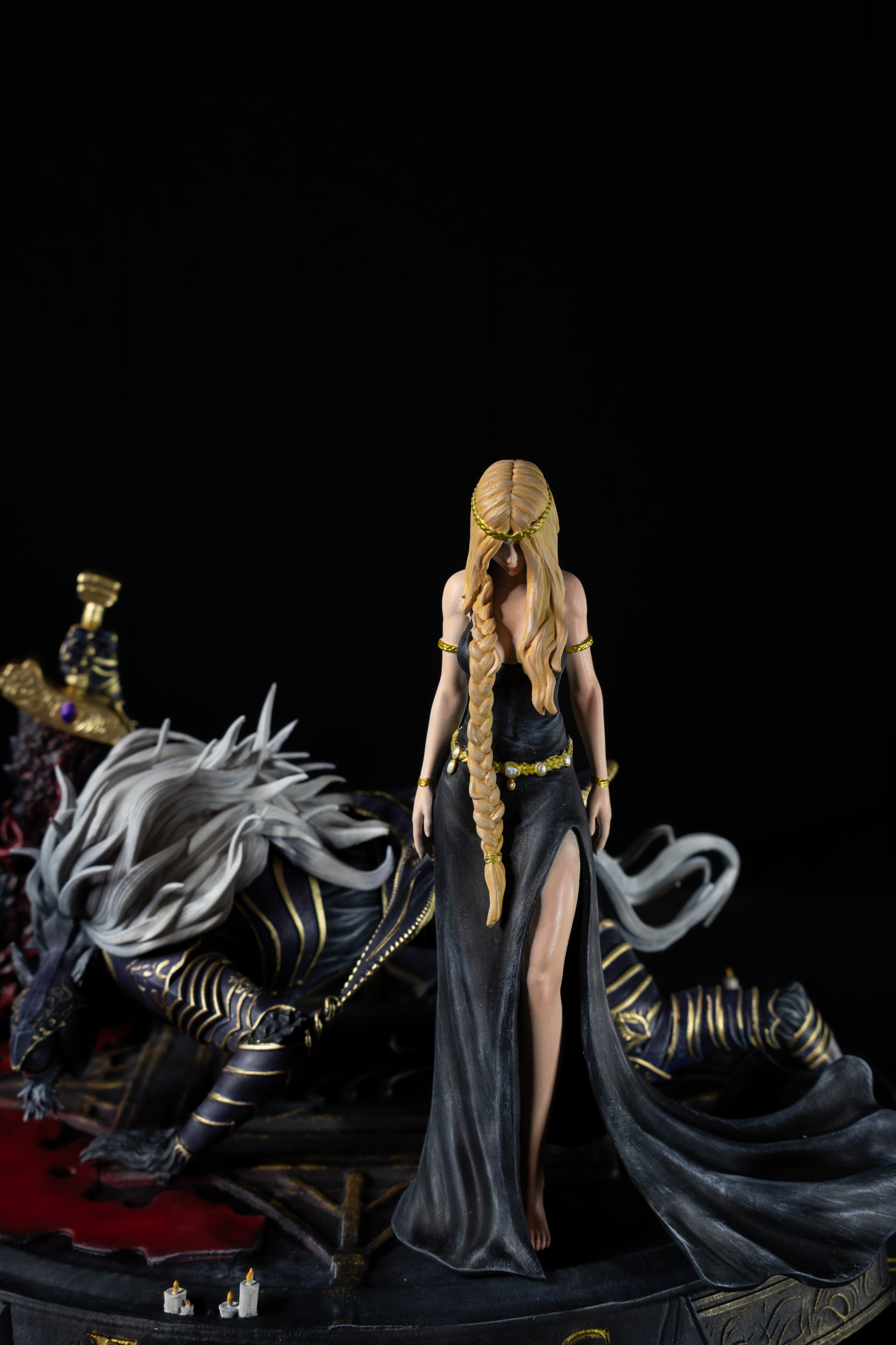 Maliketh & Queen Marika | Elden Ring | Fan Art – Premium Hand-Painted Diorama Figurine