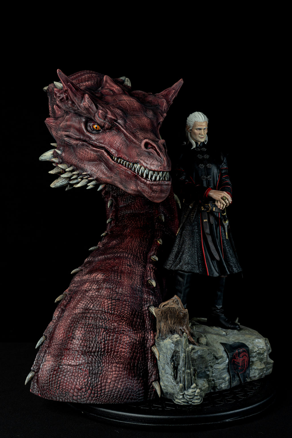 Daemon Targaryen & Caraxes | House of the Dragon Fan Art | Fully Magnetized Collectible Figurine