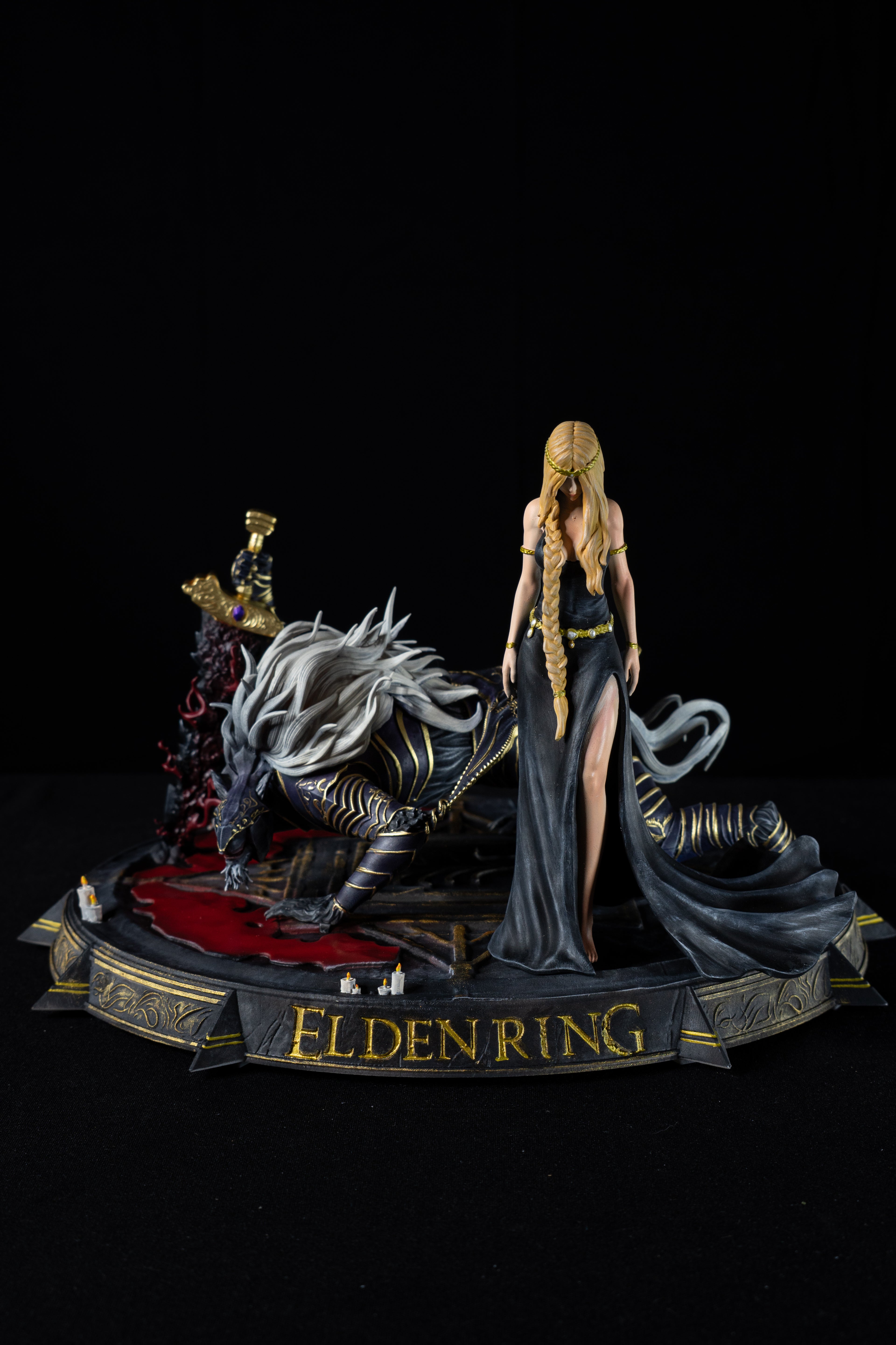 Maliketh & Queen Marika | Elden Ring | Fan Art – Premium Hand-Painted Diorama Figurine