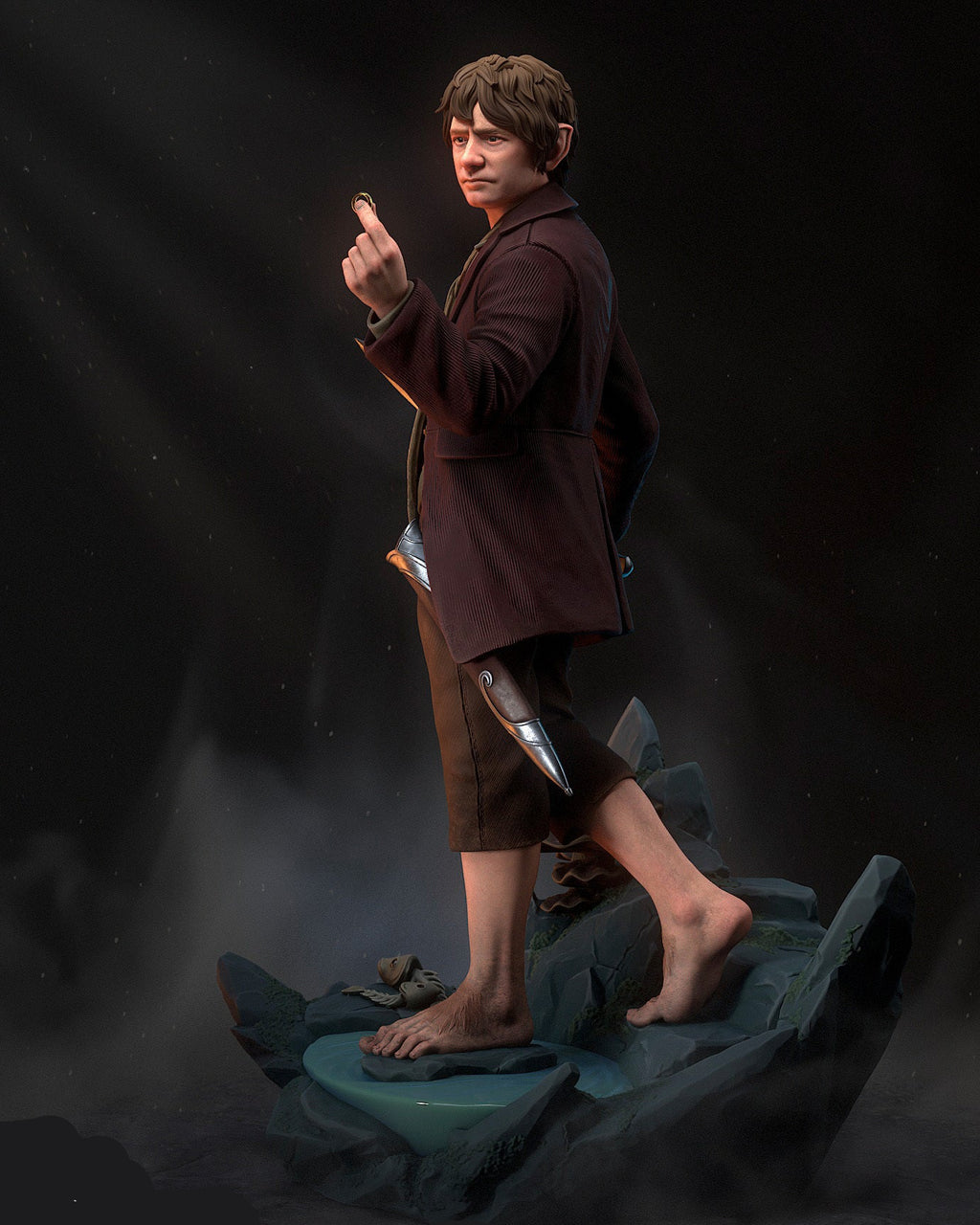 Bilbo Baggins | The Hobbit / The Lord of the Rings | Fan Art | Fully Magnetized Figurine