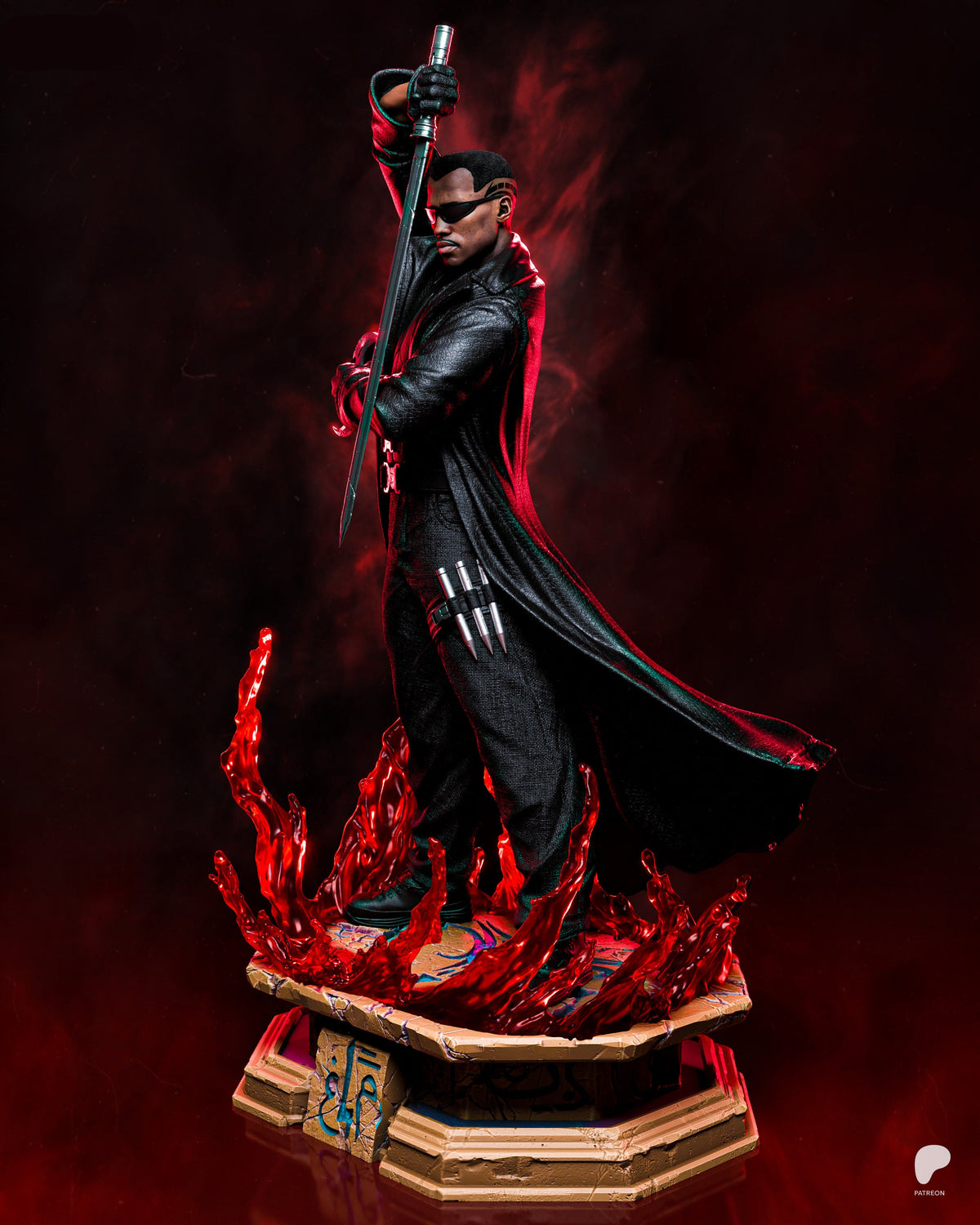 Blade | Marvel Comics / Movies | Fan Art | Fully Magnetized Figurine