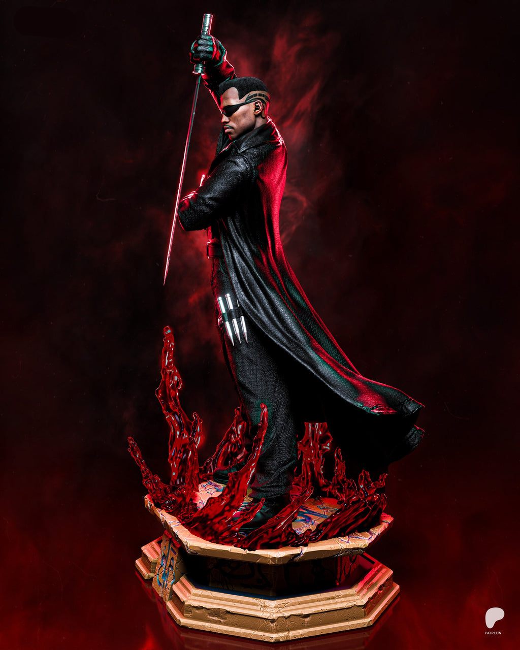 Blade | Marvel Comics / Movies | Fan Art | Fully Magnetized Figurine