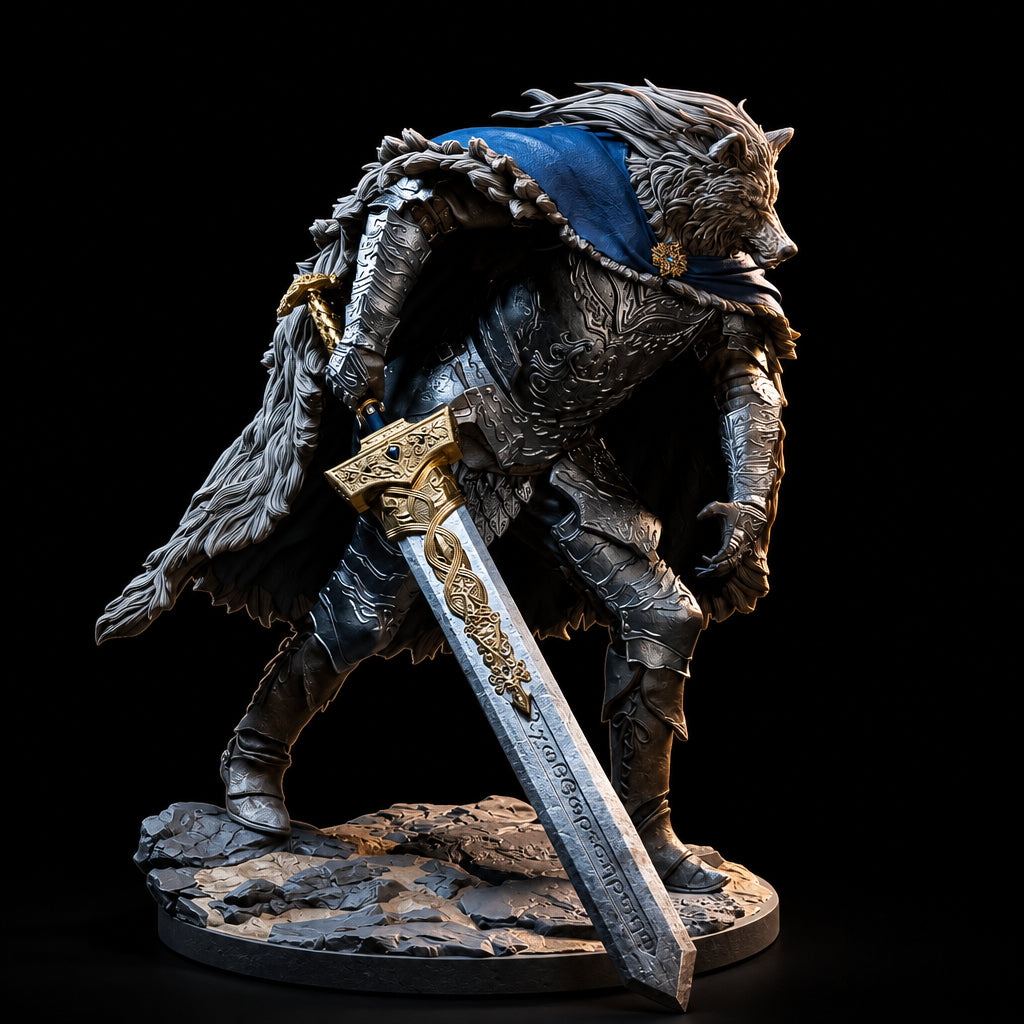Blaidd the Half-Wolf | Elden Ring | Fan Art | Fully Magnetized Collectible Figurine