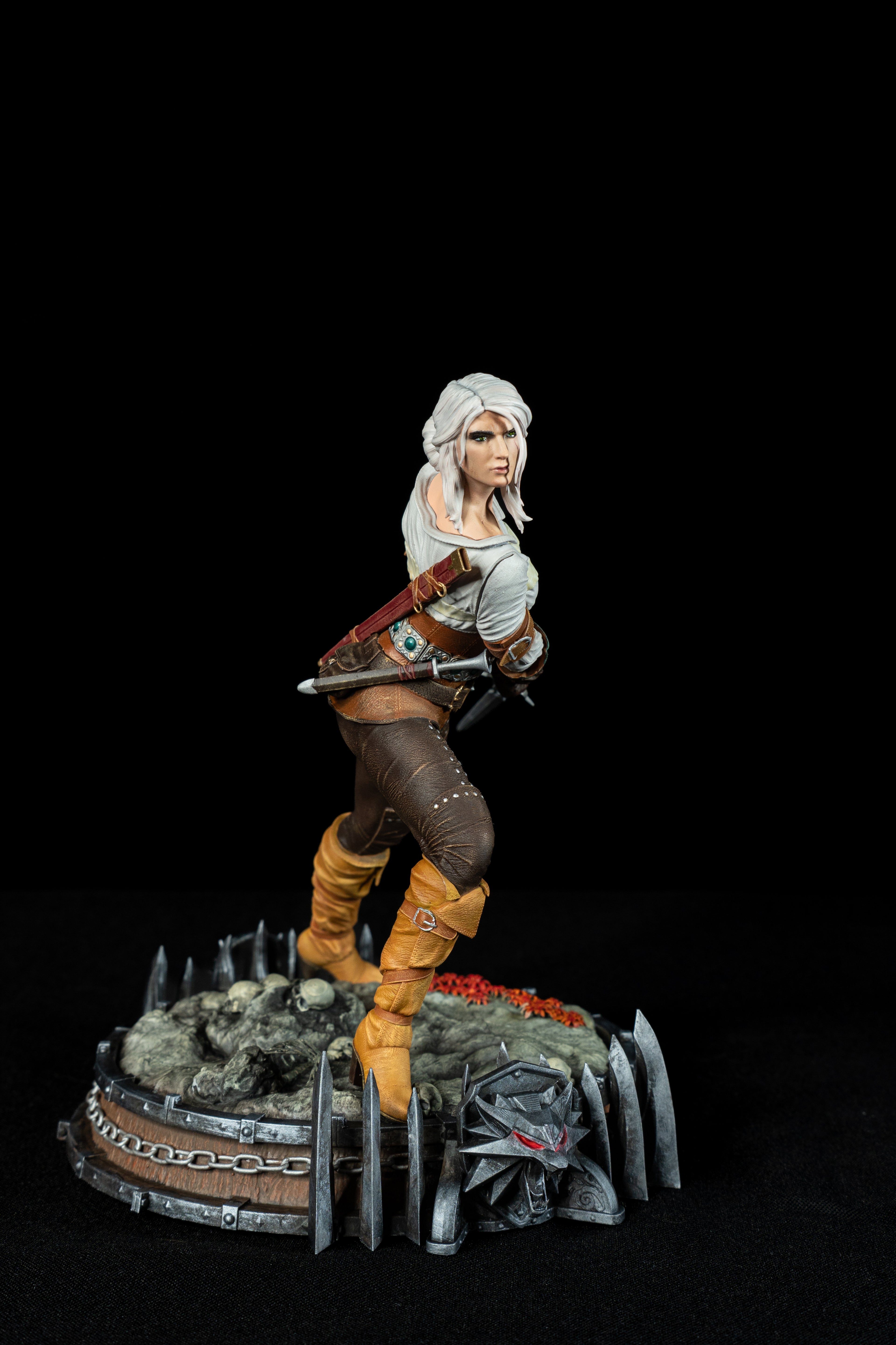 Ciri | The Witcher 3 | Fan Art | Fully Magnetized Collectible Figurine