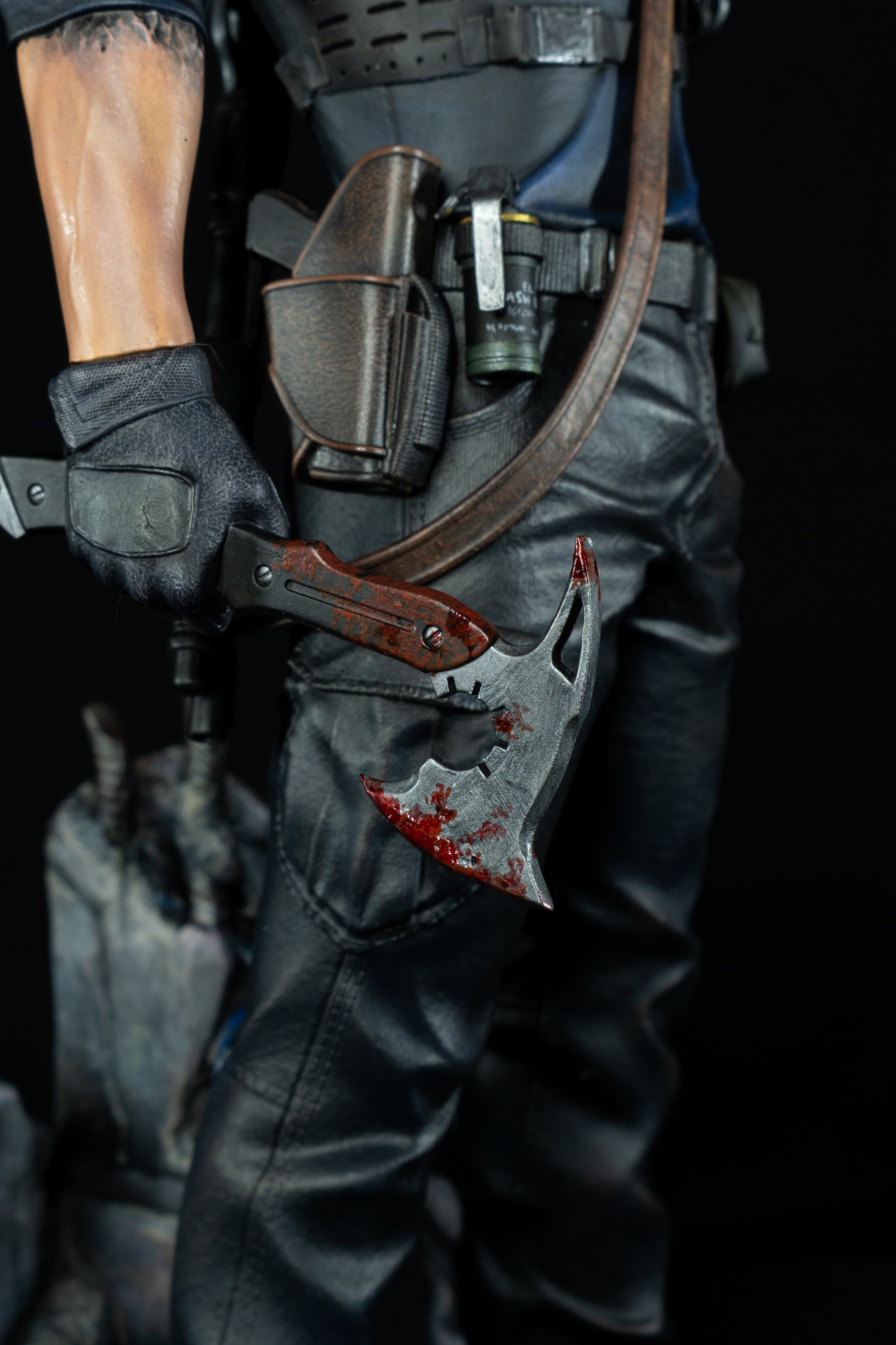 Leon S. Kennedy – Resident Evil 9 Tribute Sammlerfigur | Handbemalte Harzstatue