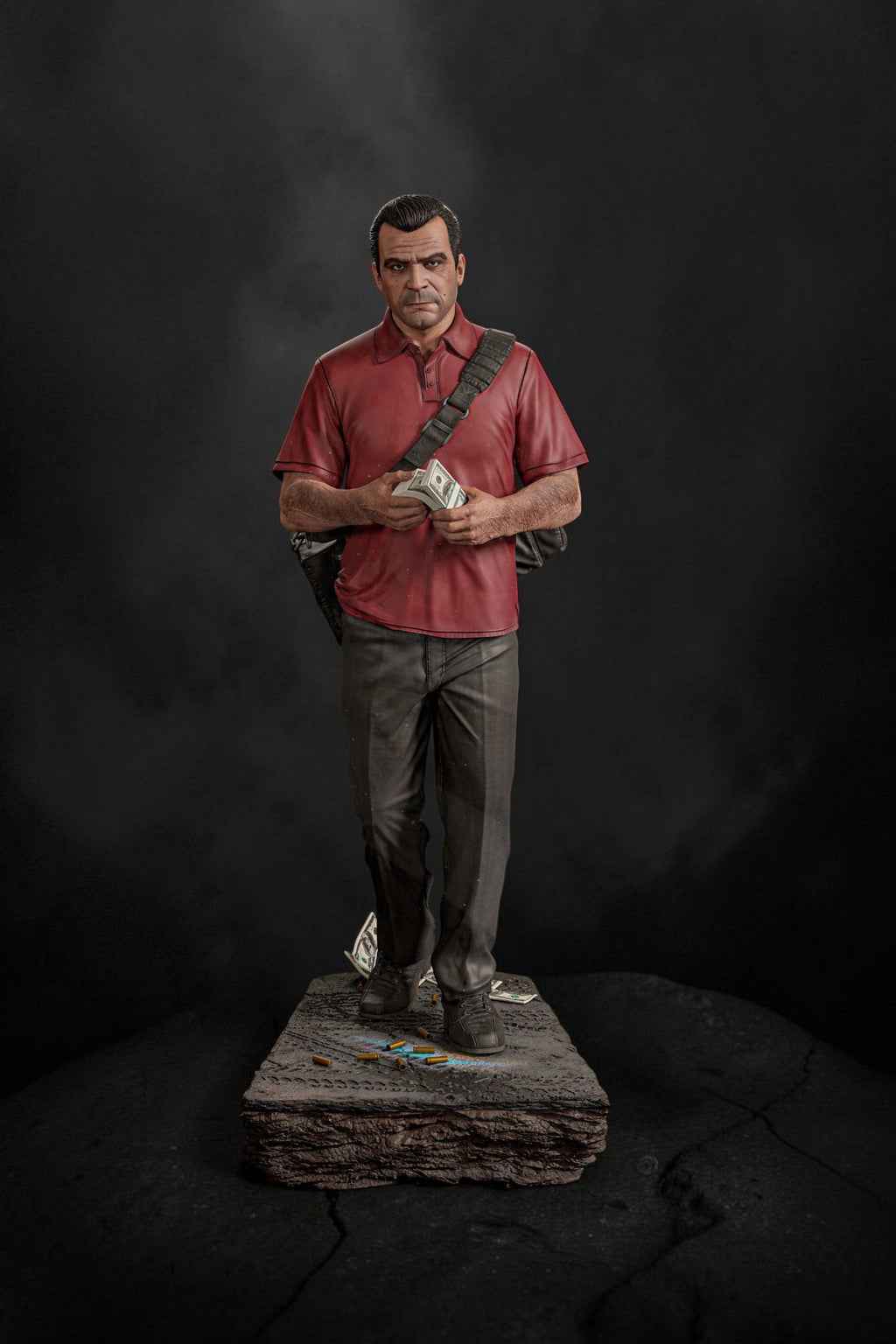Michael De Santa | GTA V | Fan Art – Fully Magnetized Hand-Painted Figure
