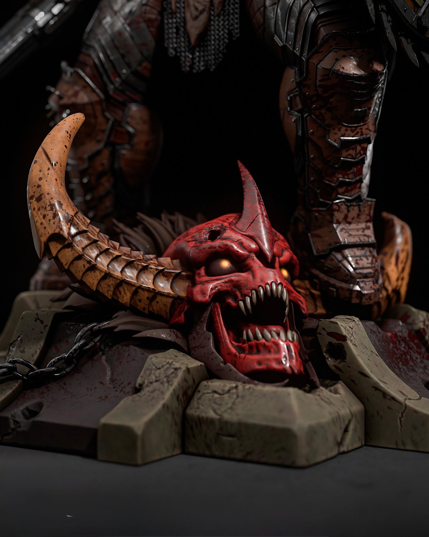 Doom Slayer | DOOM: The Dark Ages Fan Art | Fully Magnetized Collectible Figurine