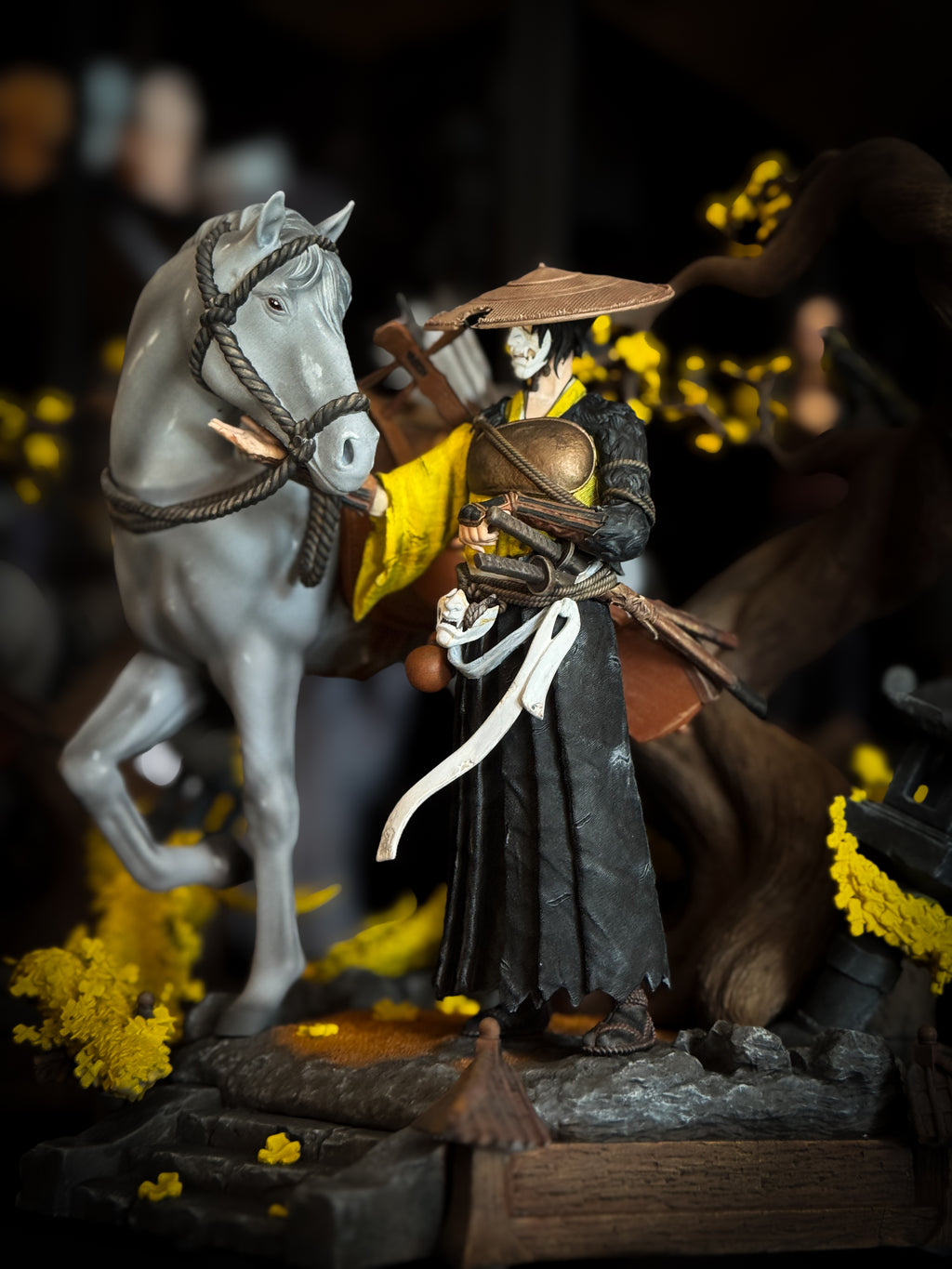 The Ghost | Ghost of Yōtei Fan Art | Fully Magnetized Collectible Figurine
