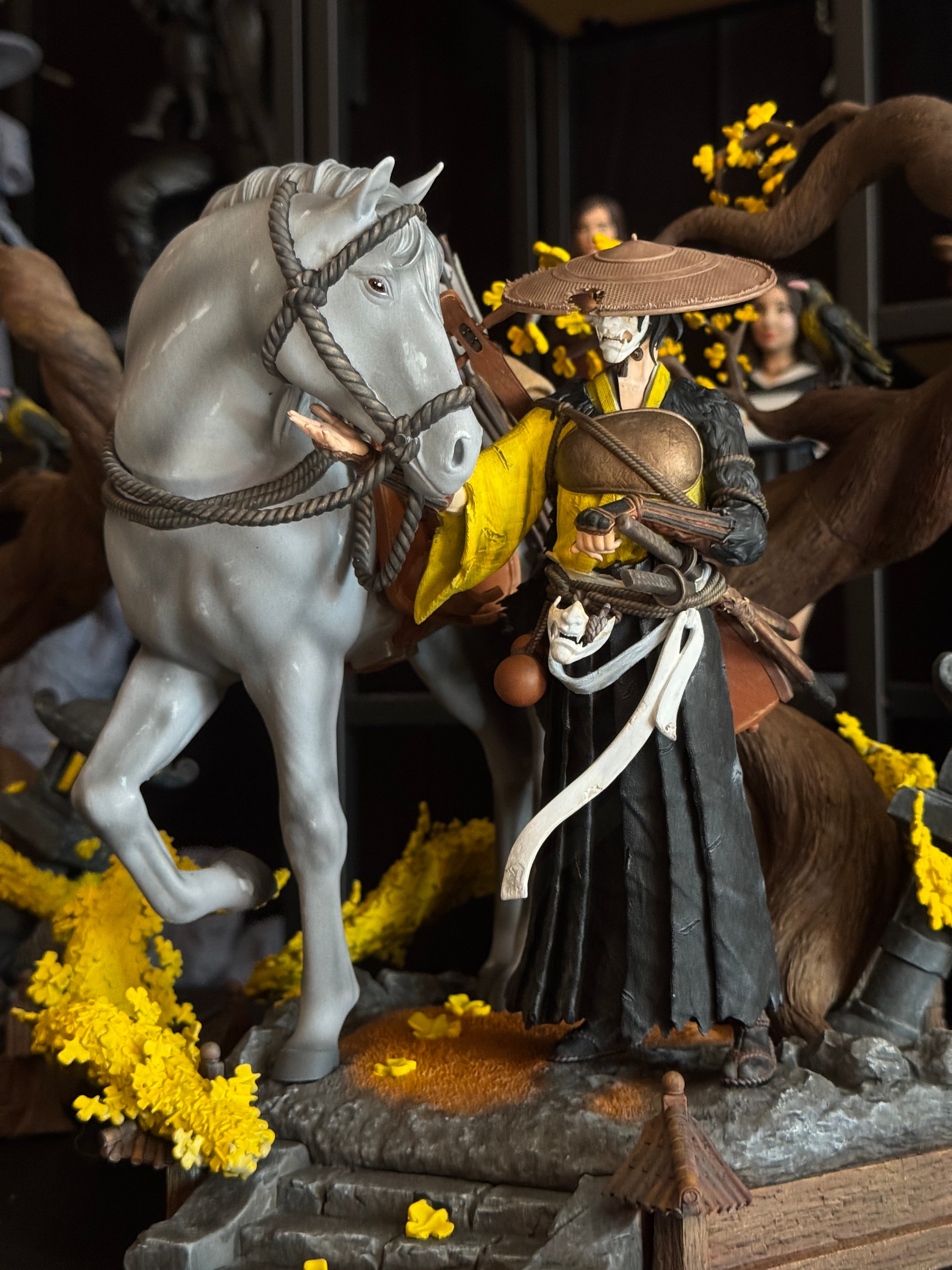 The Ghost | Ghost of Yōtei Fan Art | Fully Magnetized Collectible Figurine