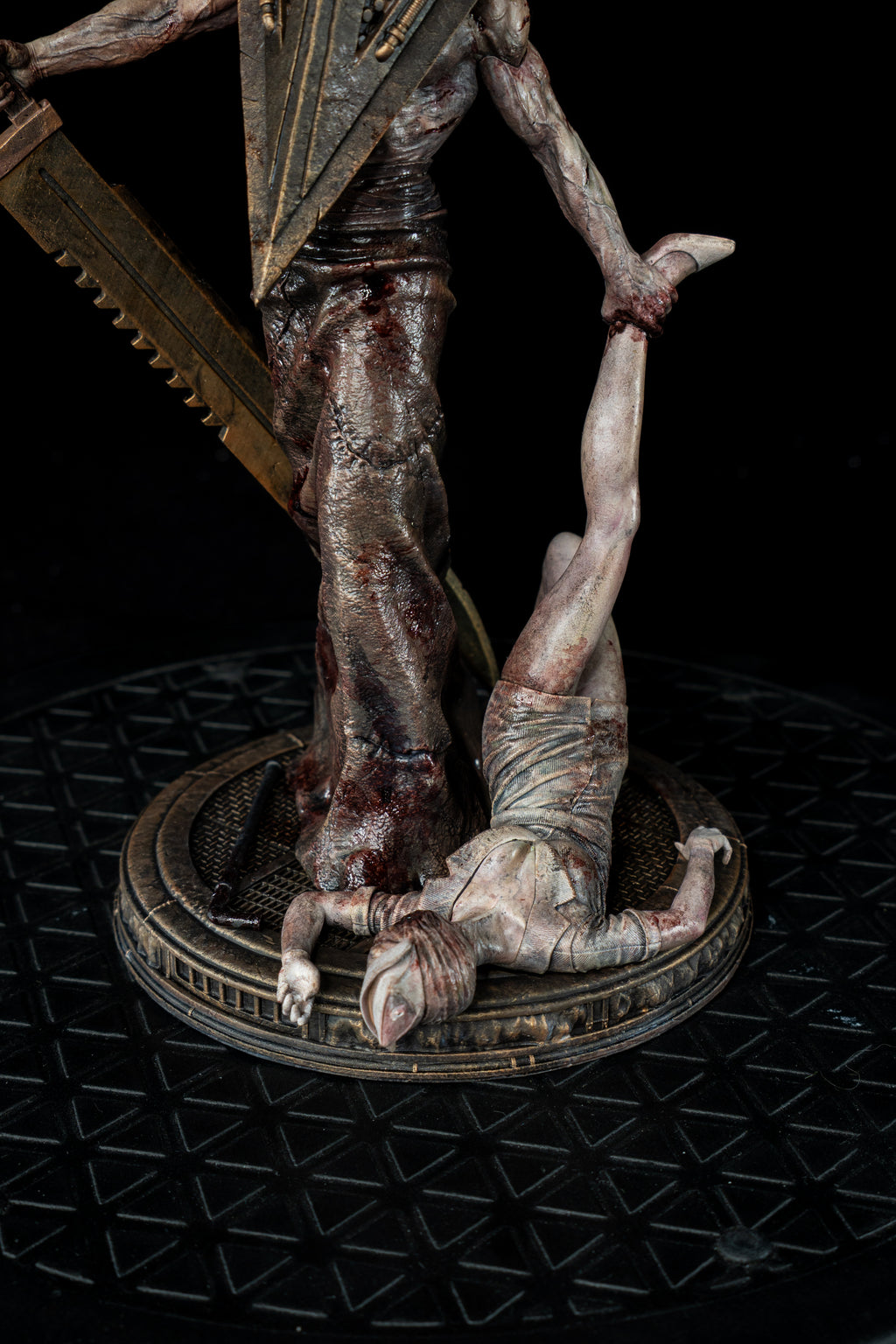Pyramid Head & Nurse | Silent Hill | Fan Art | Fully Magnetized Collectible Diorama