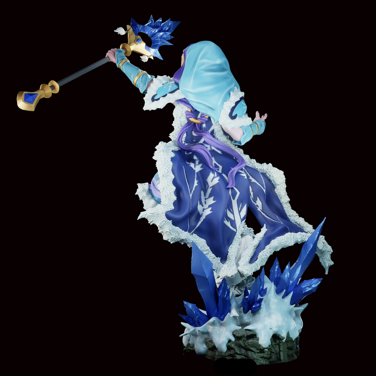 Crystal Maiden | Rylai | Dota 2 | Valve | Gaming Collectible | Fan Art | Fully Magnetized Figurine