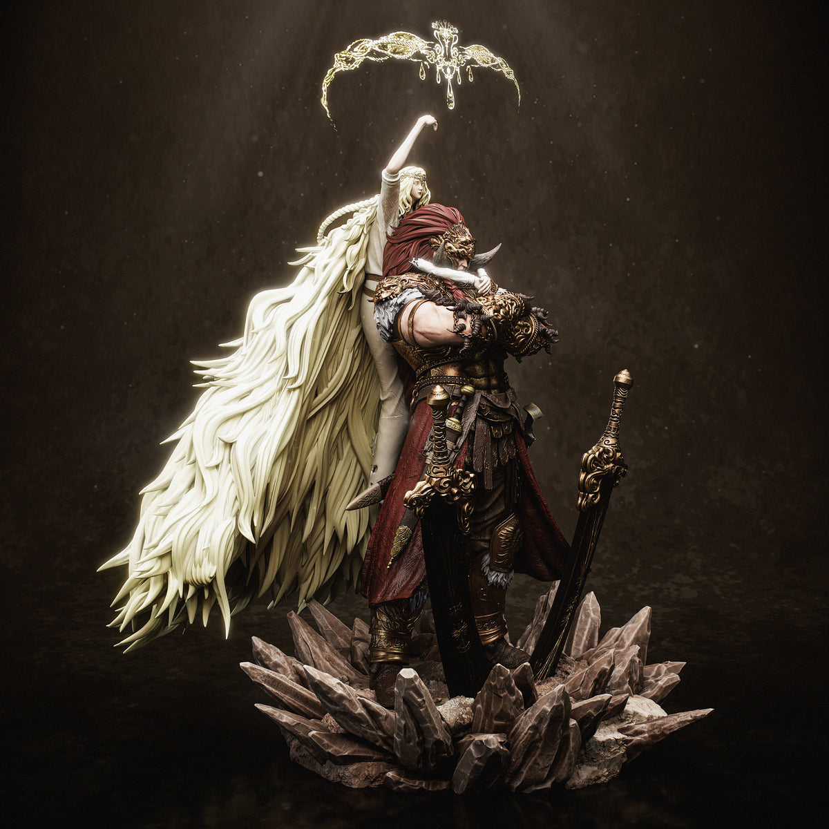 Radahn & Miquella | Elden Ring | Fan Art | Fully Magnetized Collectible Diorama