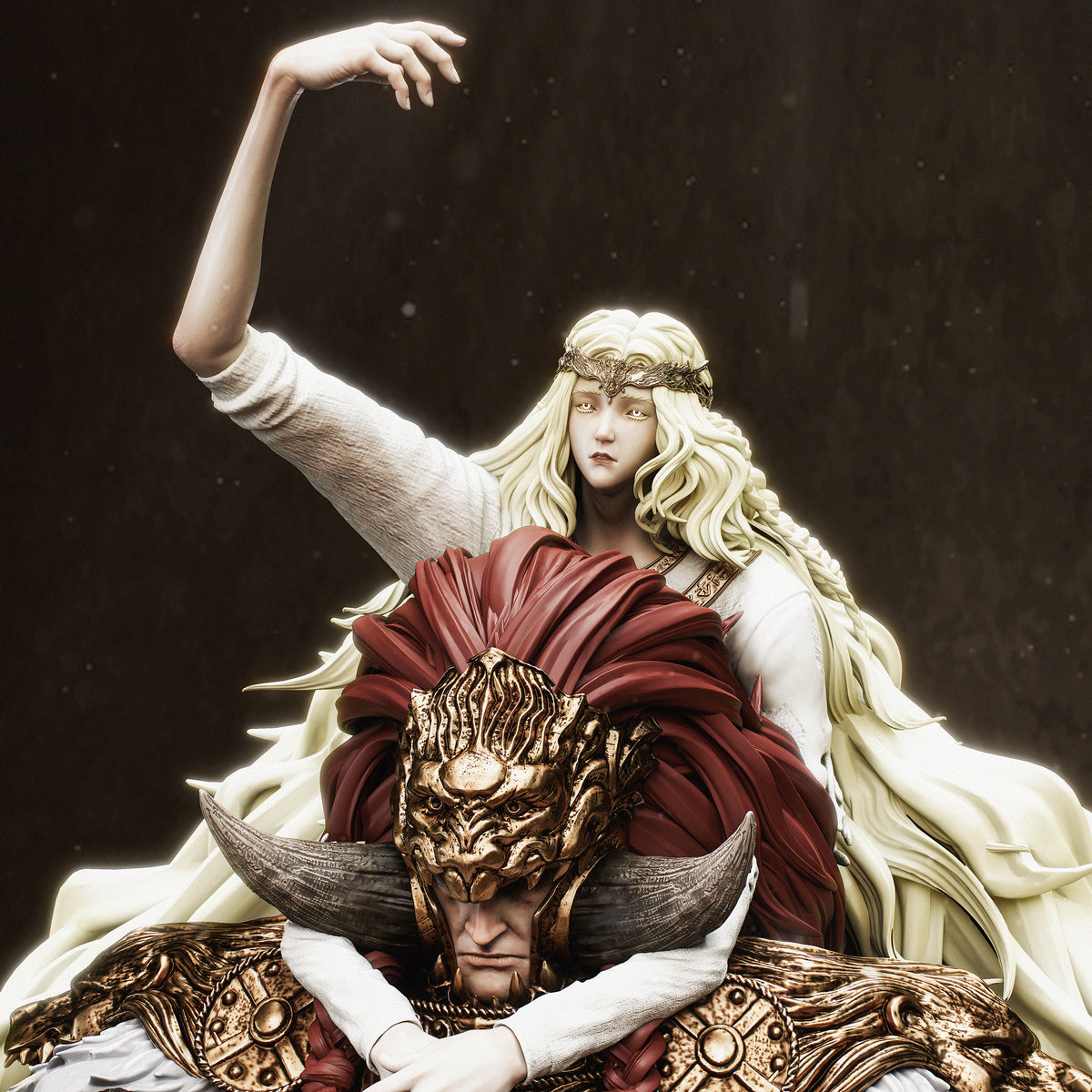 Radahn & Miquella | Elden Ring | Fan Art | Fully Magnetized Collectible Diorama