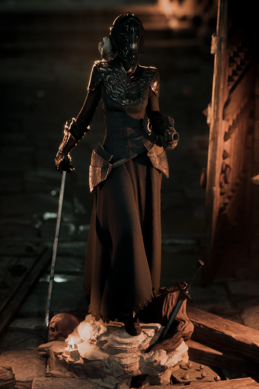 Yuria of Londor | Dark Souls III | Fan Art | Fully Magnetized Figurine