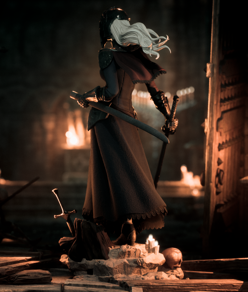 Yuria of Londor | Dark Souls III | Fan Art | Fully Magnetized Figurine