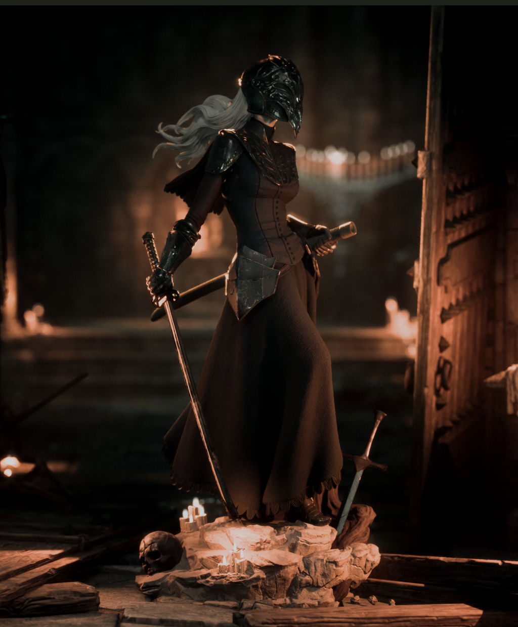 Yuria of Londor | Dark Souls III | Fan Art | Fully Magnetized Figurine