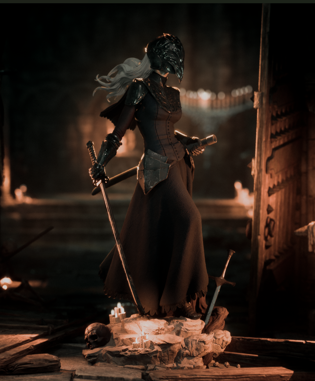 Yuria of Londor | Dark Souls III | Fan Art | Fully Magnetized Figurine