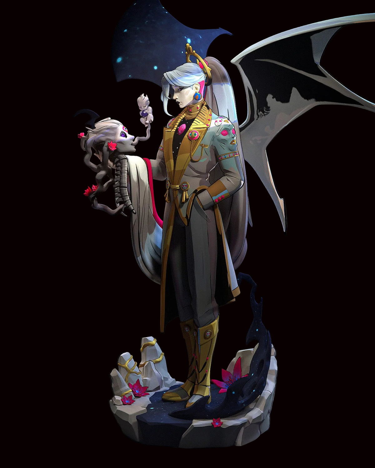 Chaos | Hades II | Fan Art | Fully Magnetized Figurine