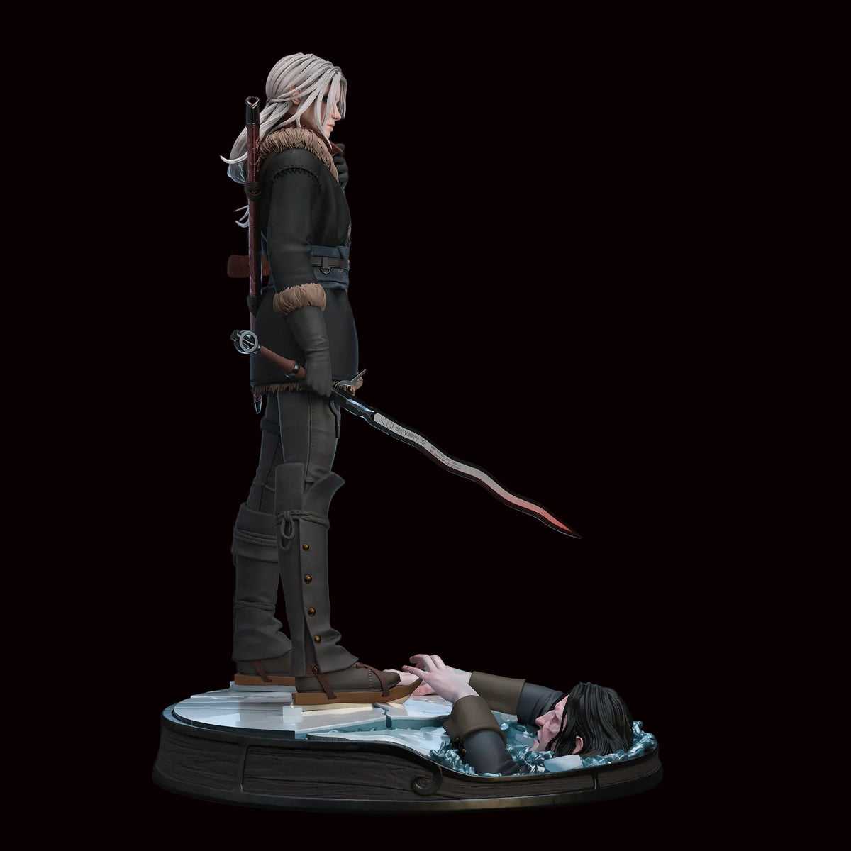 Ciri | The Witcher 3: Wild Hunt | Fan Art | Fully Magnetized Figurine