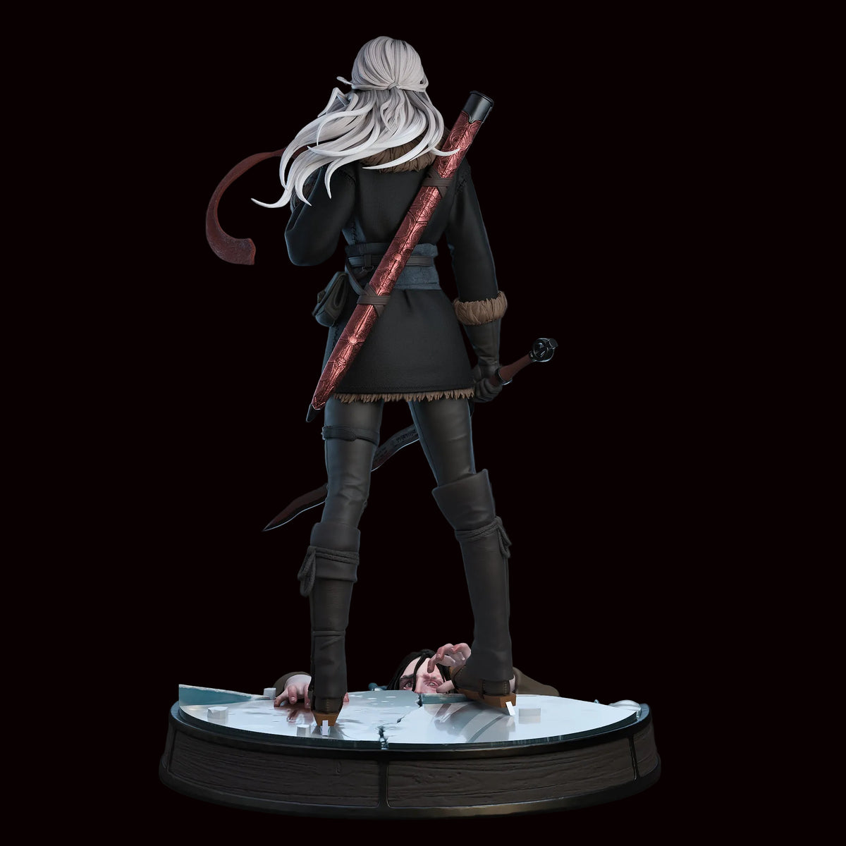 Ciri | The Witcher 3: Wild Hunt | Fan Art | Fully Magnetized Figurine