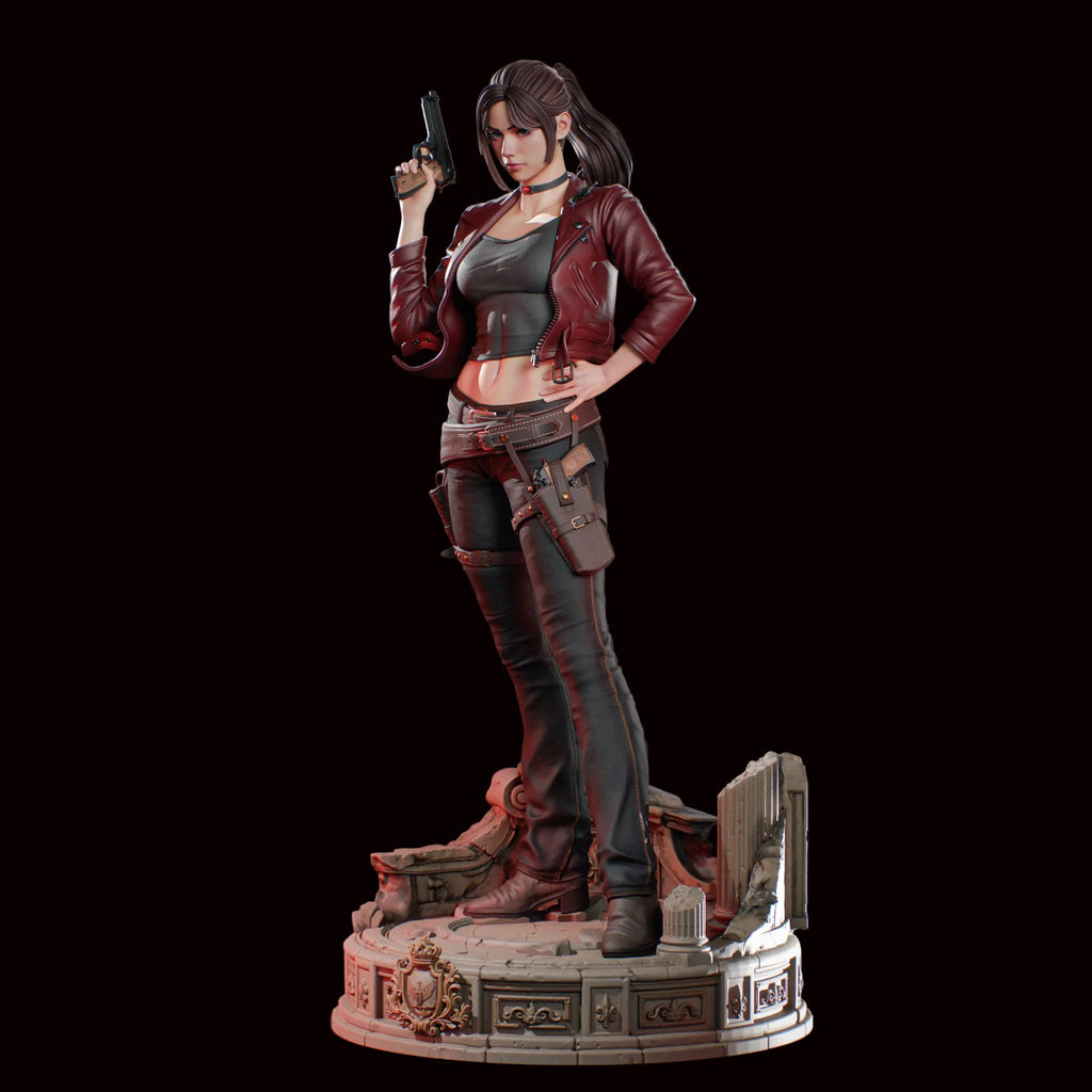 Claire Redfield | Resident Evil | Fan Art | Fully Magnetized Figurine