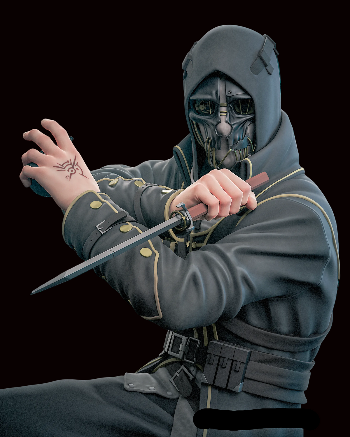 Corvo Attano | Dishonored | Fan Art | Fully Magnetized Collectible Figurine
