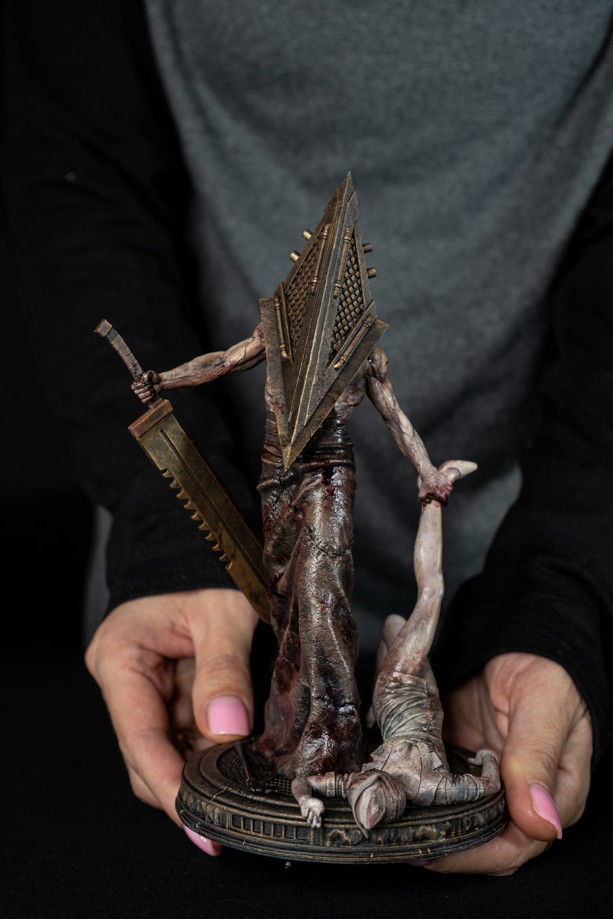Pyramid Head & Nurse | Silent Hill | Fan Art | Fully Magnetized Collectible Diorama