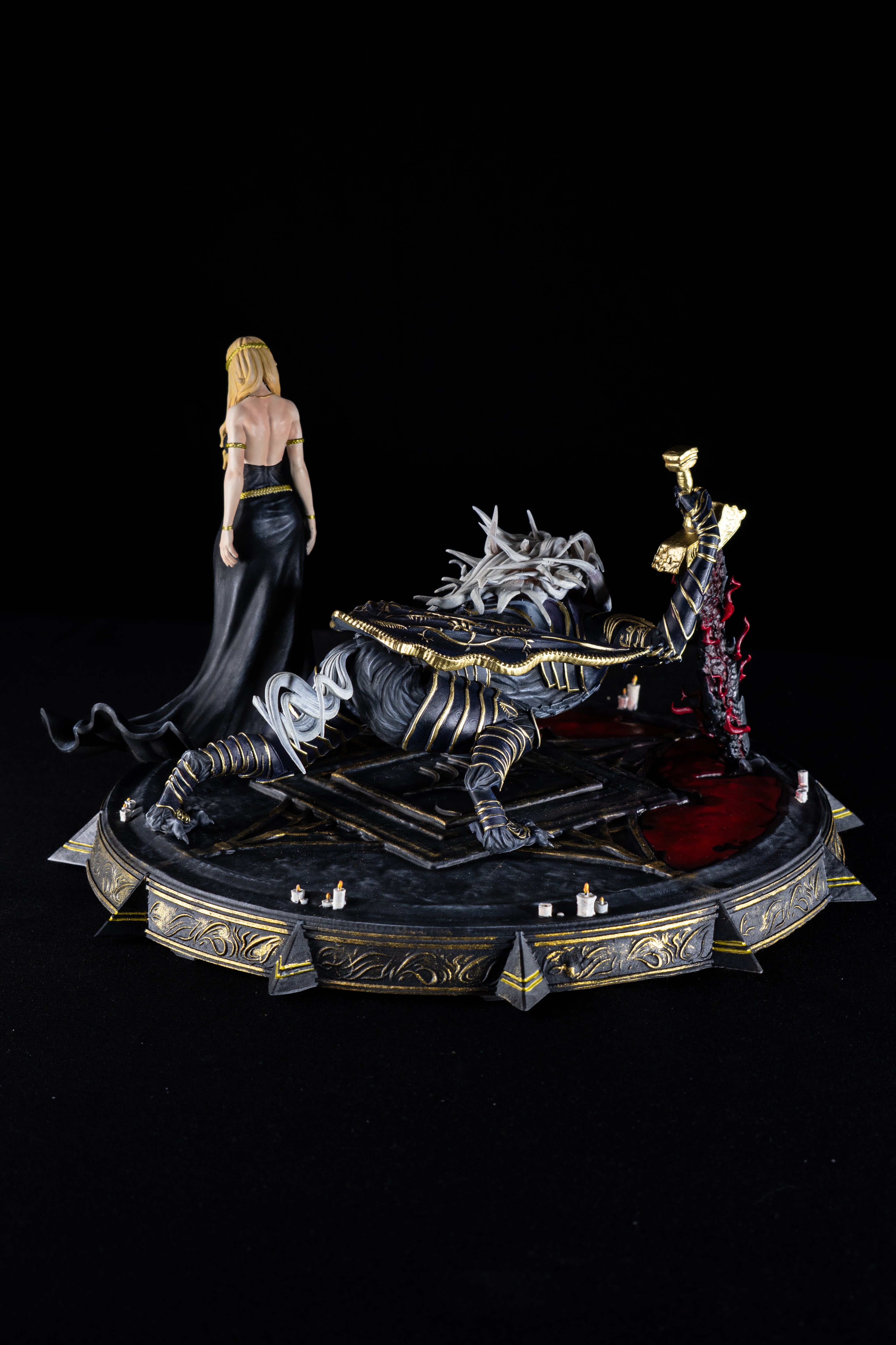 Maliketh & Queen Marika | Elden Ring | Fan Art – Premium Hand-Painted Diorama Figurine
