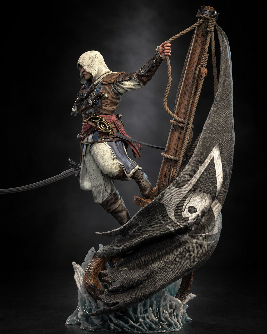Edward Kenway | Assassin’s Creed IV: Black Flag | Fan Art | Fully Magnetized Collectible Figurine