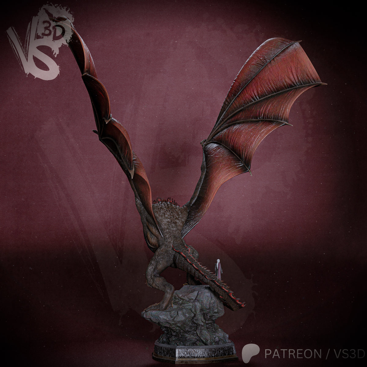 Drogon & Daenerys | Game of Thrones Fan Art | Fully Magnetized Collectible Figurine