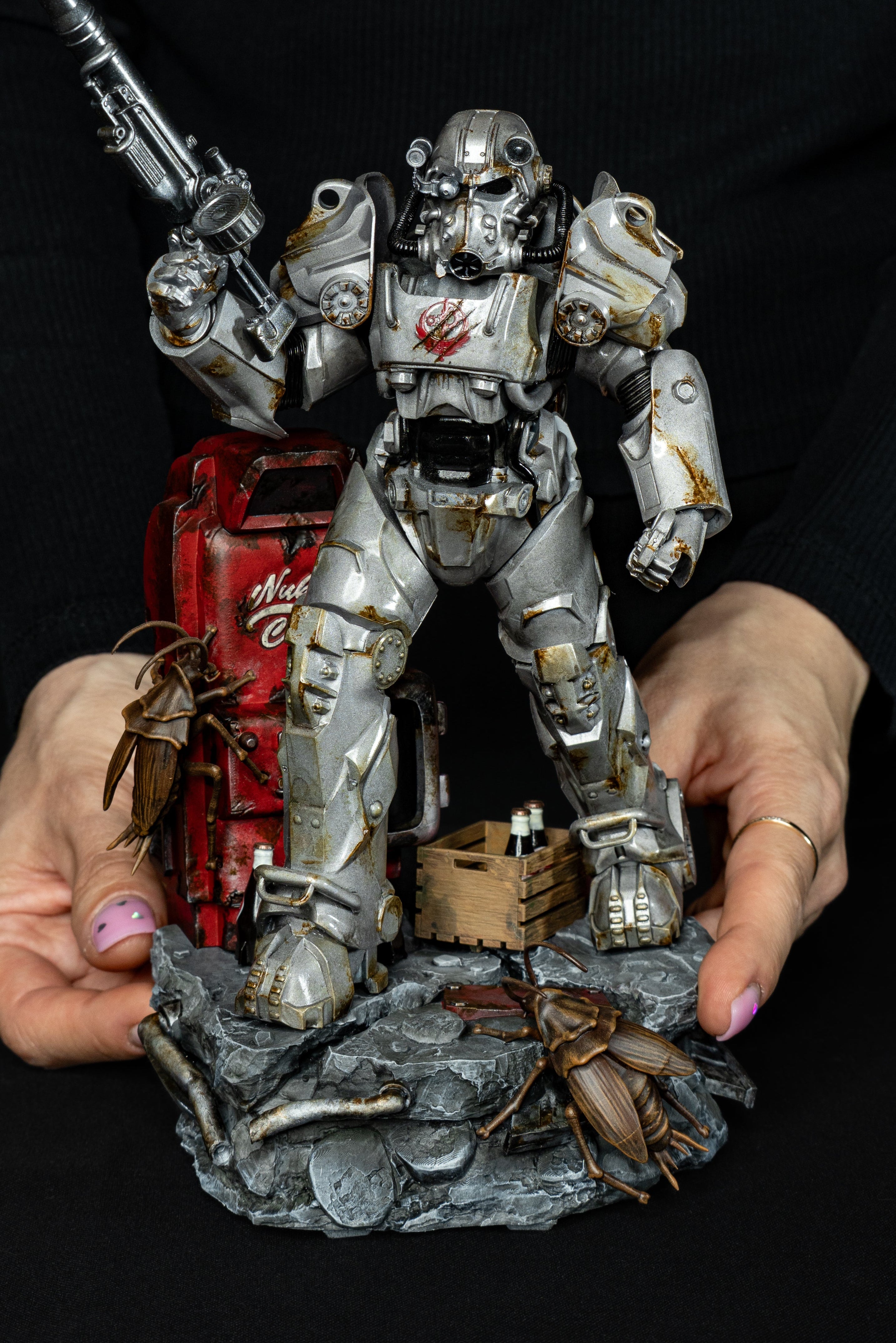 Collectible Fallout Power Armor Fully Magnetised Figurine | Fallout | Fan Art