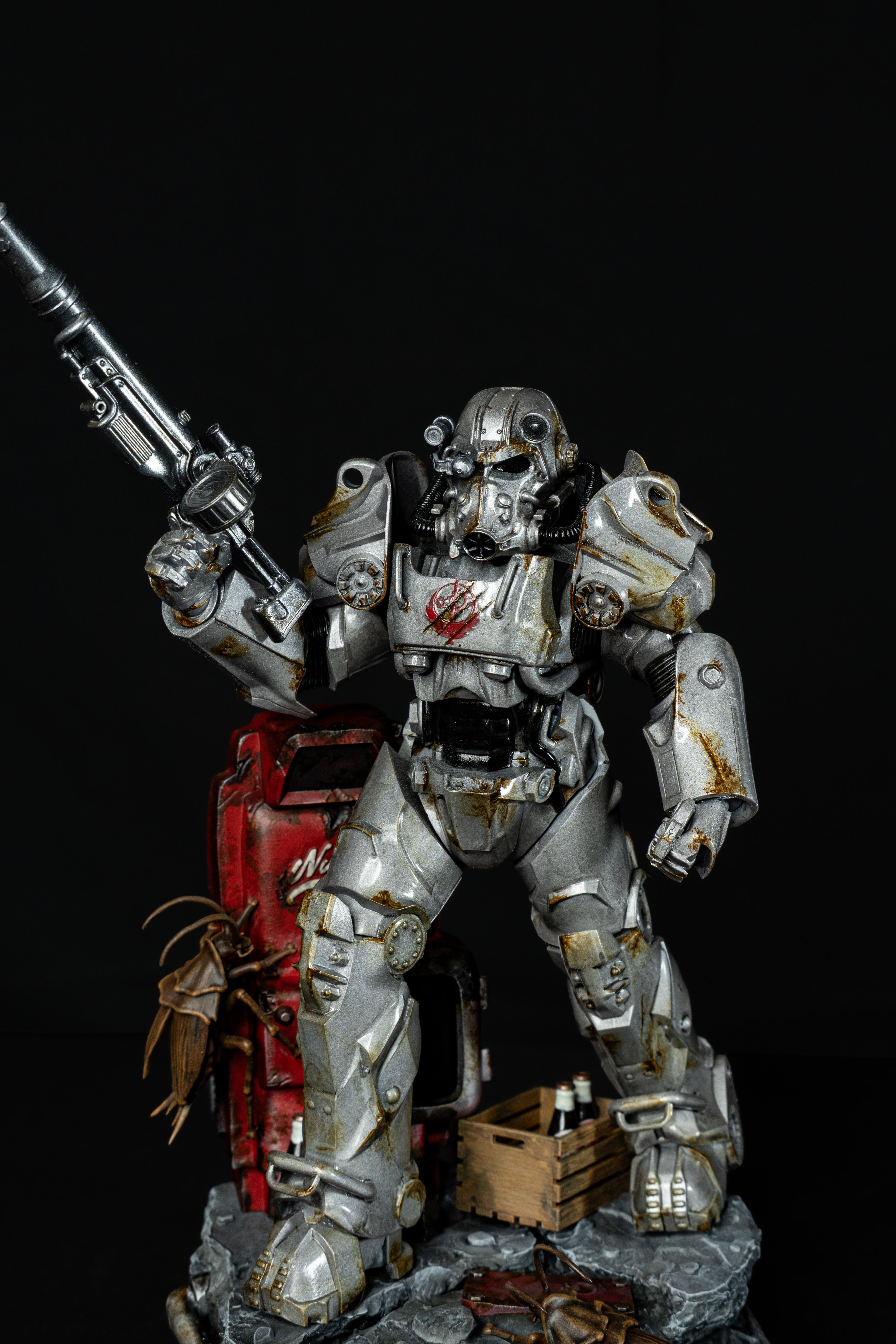 Collectible Fallout Power Armor Fully Magnetised Figurine | Fallout | Fan Art