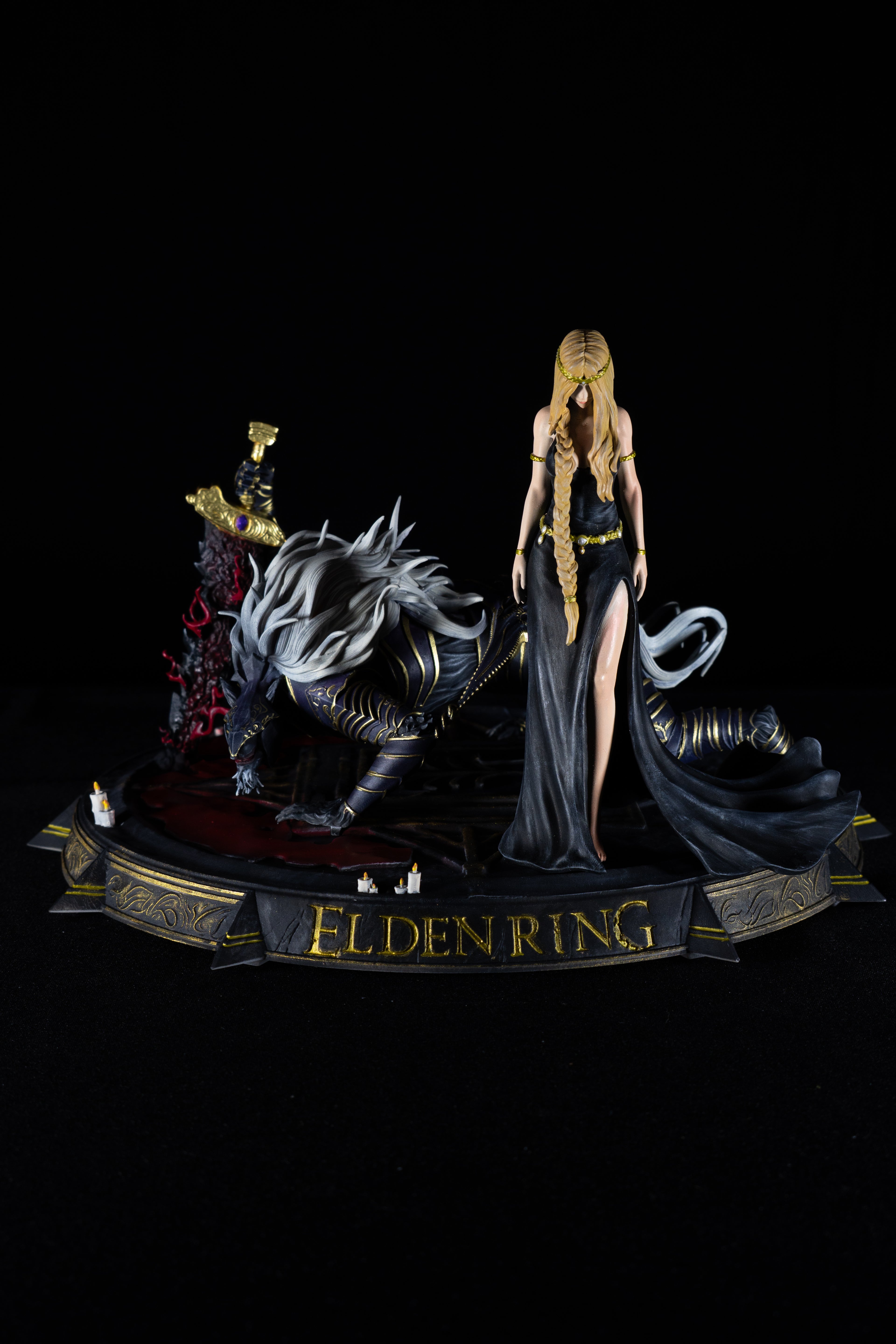 Maliketh & Queen Marika | Elden Ring | Fan Art – Premium Hand-Painted Diorama Figurine
