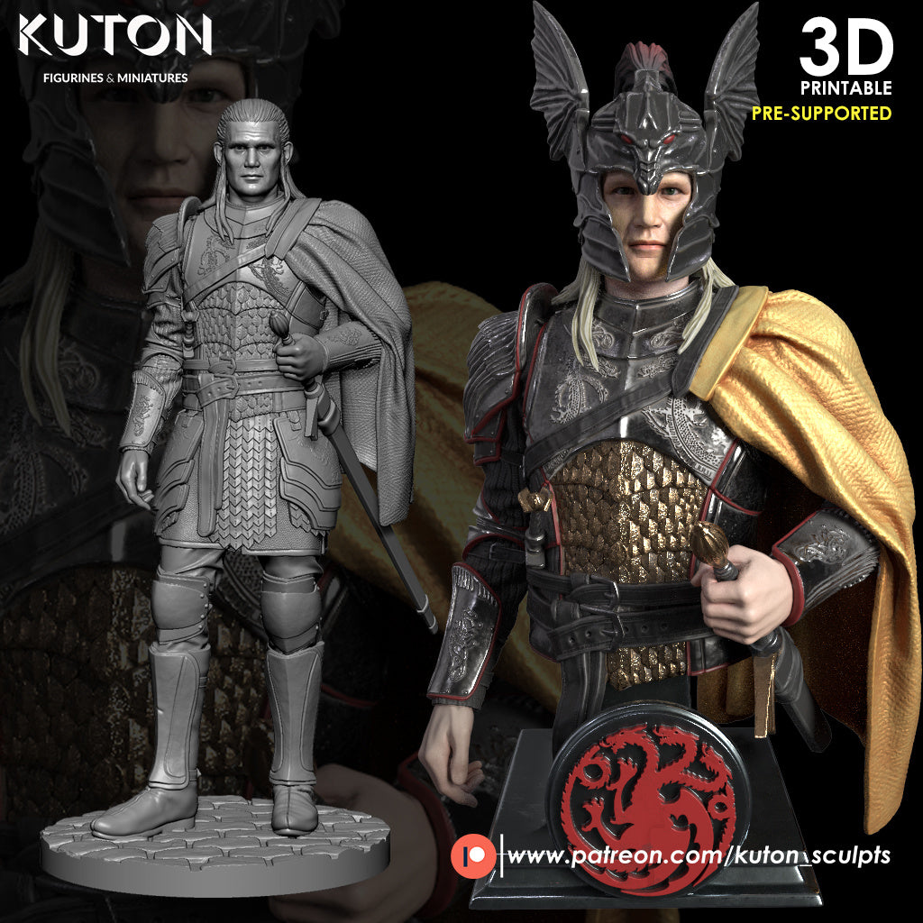 Daemon Targaryen | House of the Dragon | Fan Art | Fully Magnetized Collectible Figurine