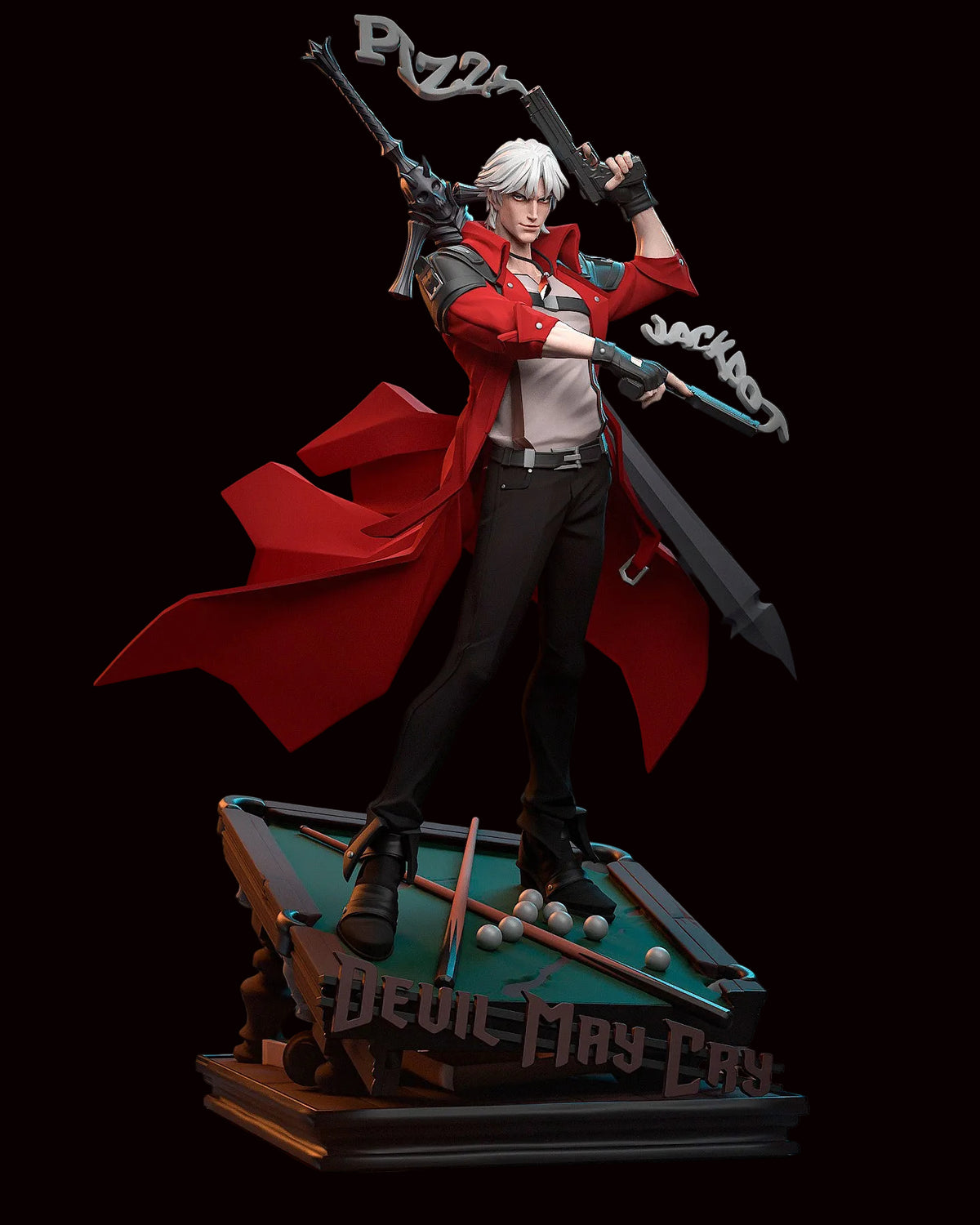 Dante | Devil May Cry | Fan Art | Fully Magnetized Figurine