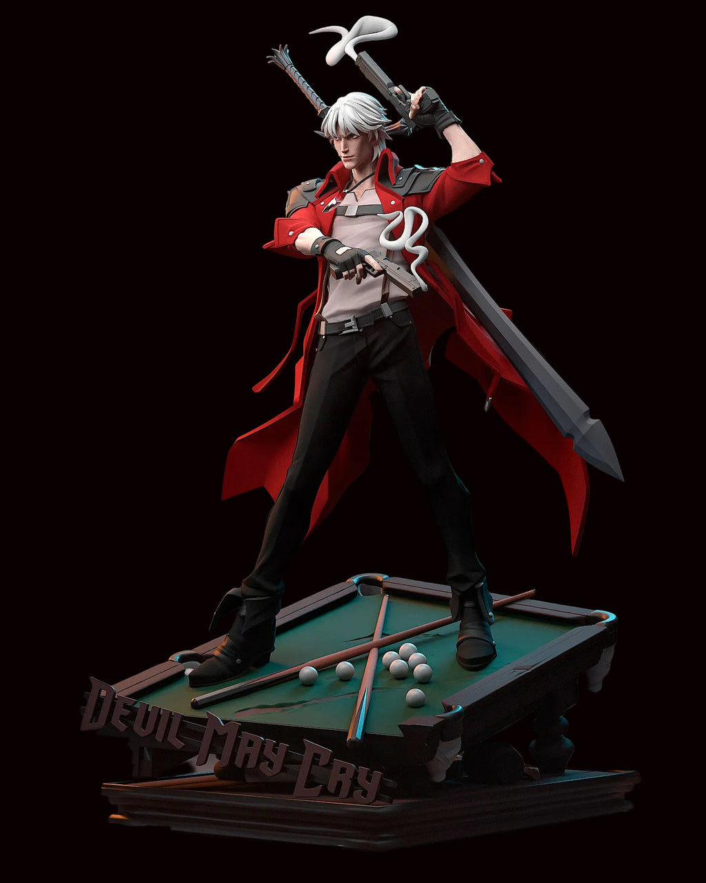 Dante | Devil May Cry | Fan Art | Fully Magnetized Figurine