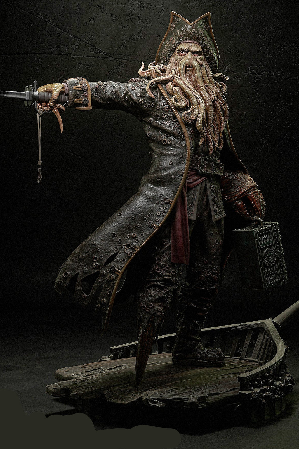 Davy Jones | Pirates of the Caribbean | Fan Art | Fully Magnetized Figurine