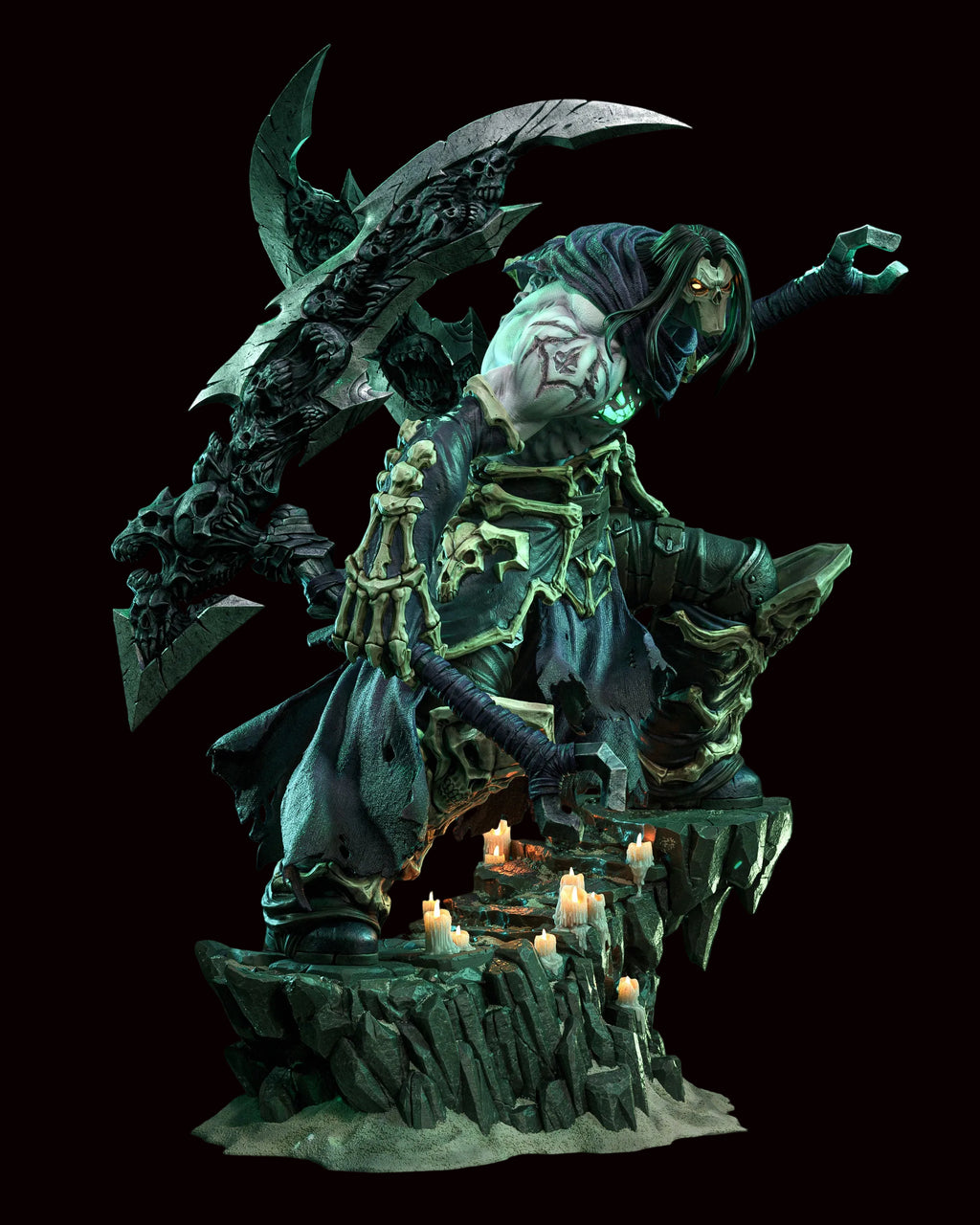 Death | Darksiders II | Fan Art | Fully Magnetized Figurine
