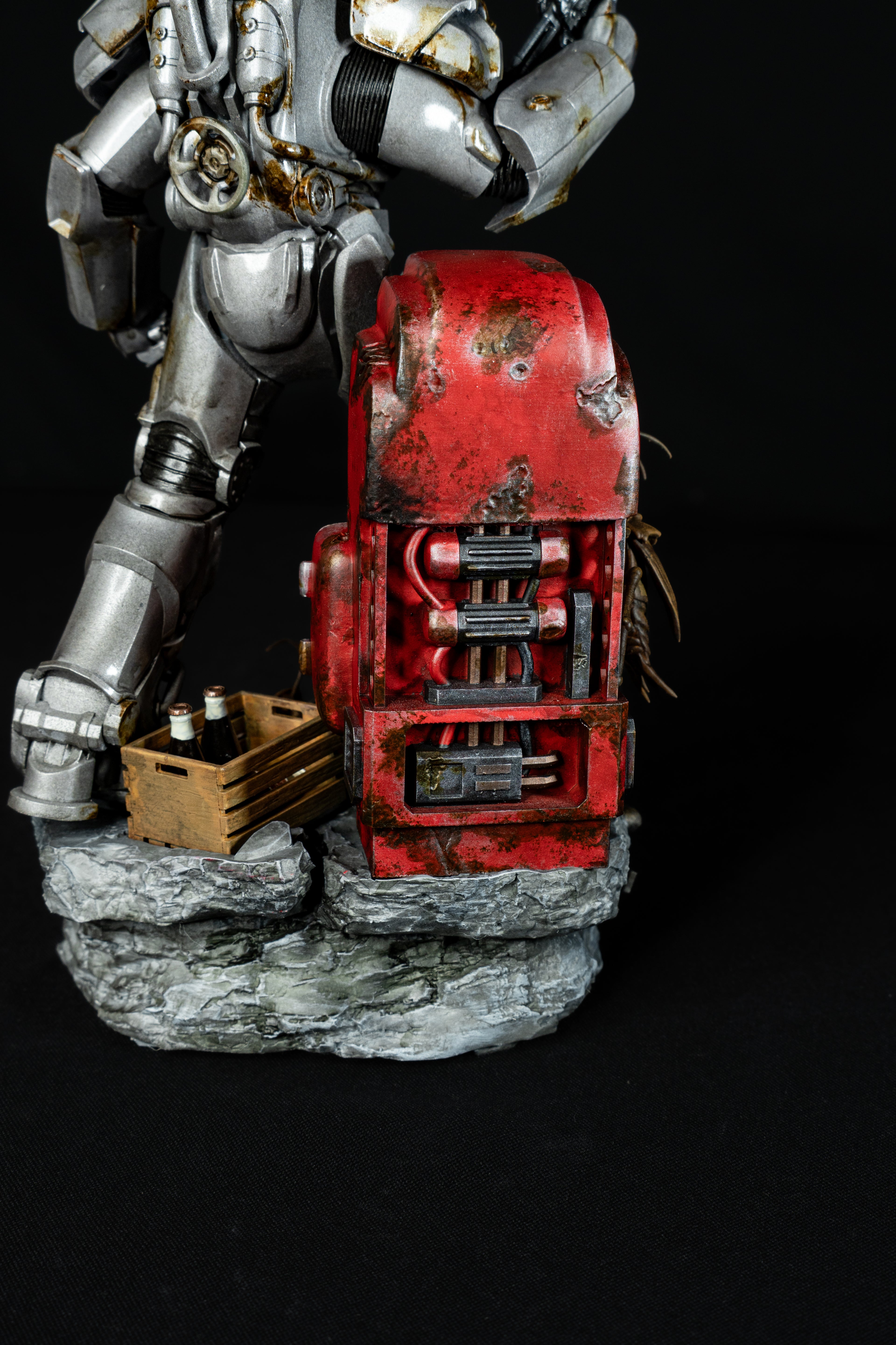 Collectible Fallout Power Armor Fully Magnetised Figurine | Fallout | Fan Art