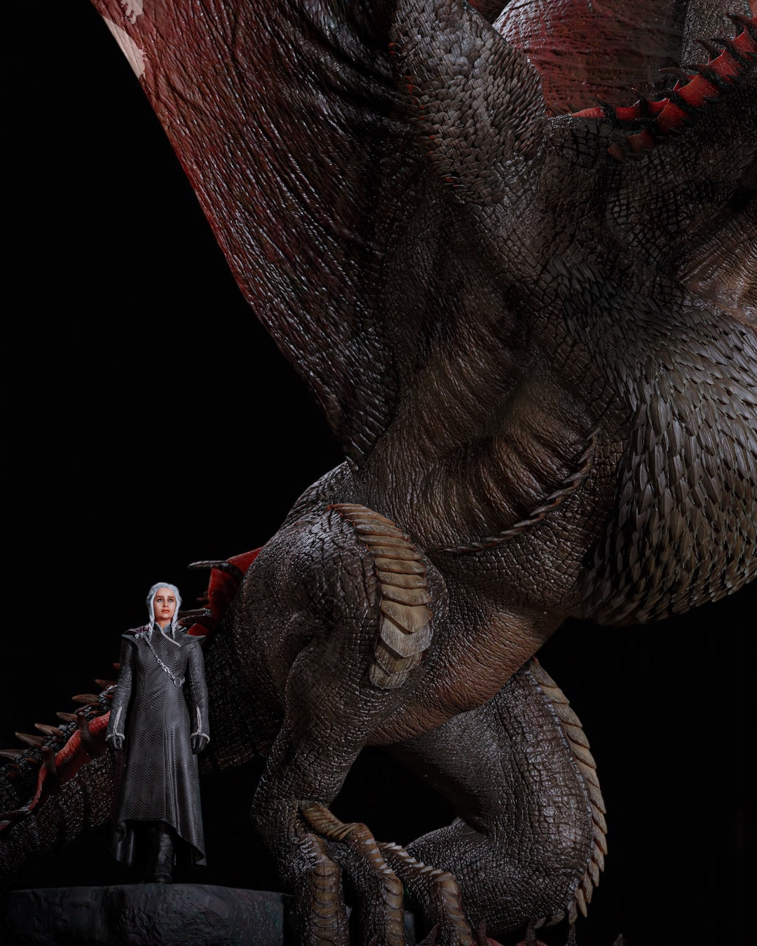 Drogon & Daenerys | Game of Thrones Fan Art | Fully Magnetized Collectible Figurine